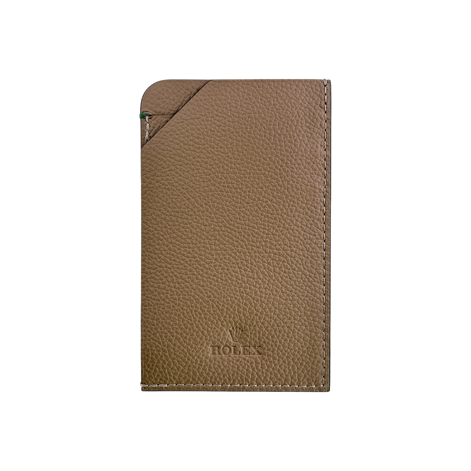 Rolex Portemonnaie Kartenetui Kartenhalter Etui Beige wallet card holder