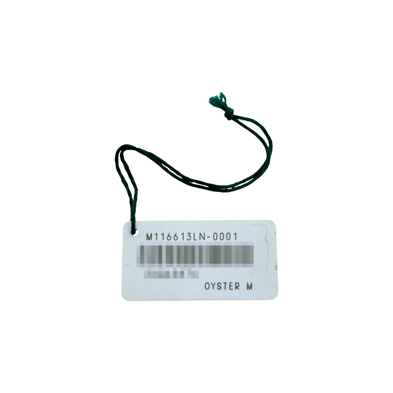 Rolex Submariner Date Oyster M Ref M116613LN-0001 weißes white Hang Tag Anhänger