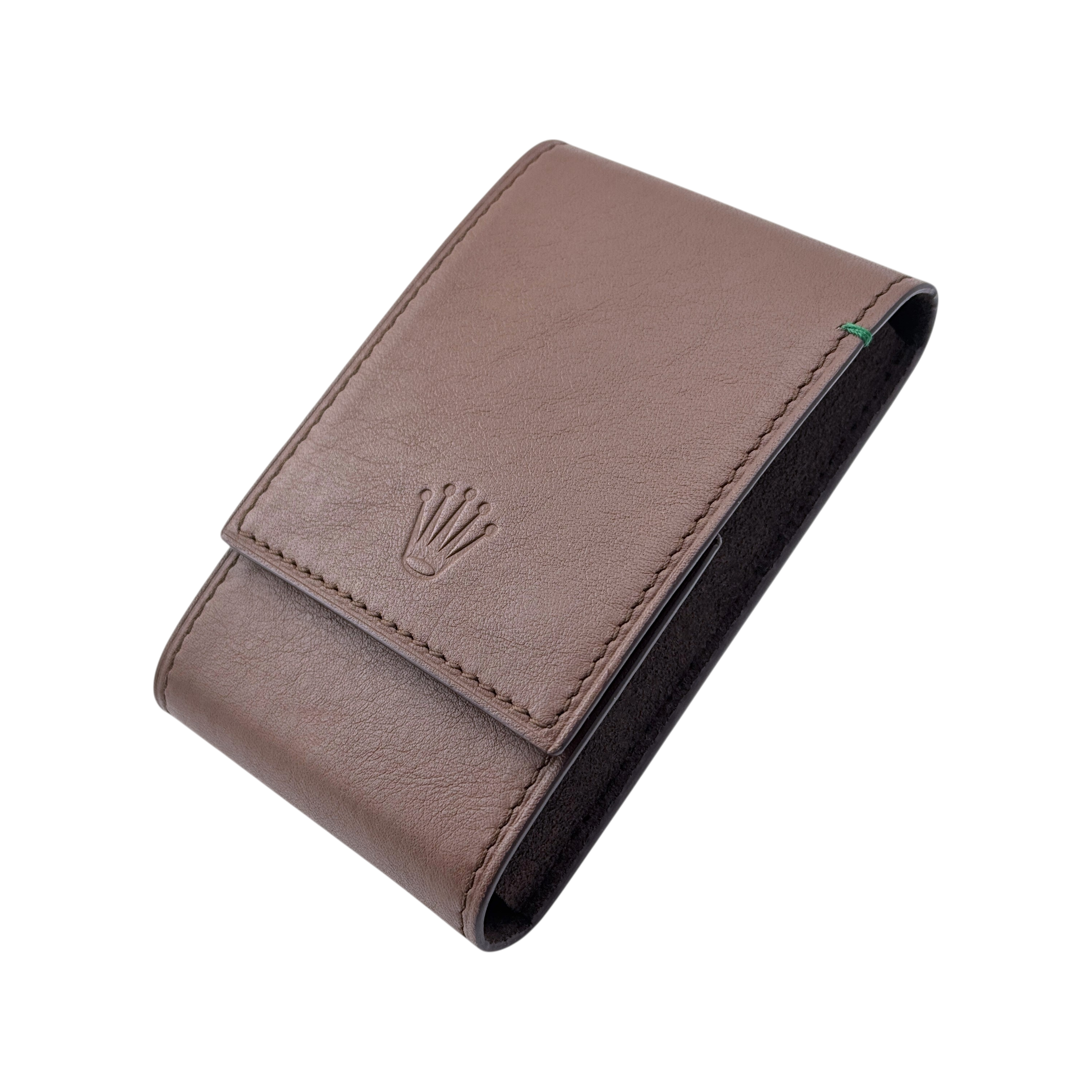 Rolex Uhrenetui Braun mit Umkarton Etui Reiseetui Reisebox 