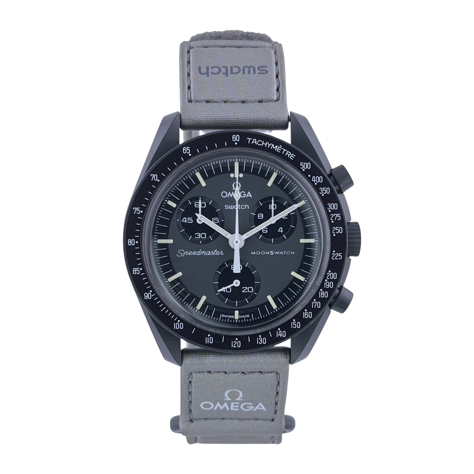 Swatch x Omega MoonSwatch Mission to Mercury Armbanduhr 42 mm SO33A100