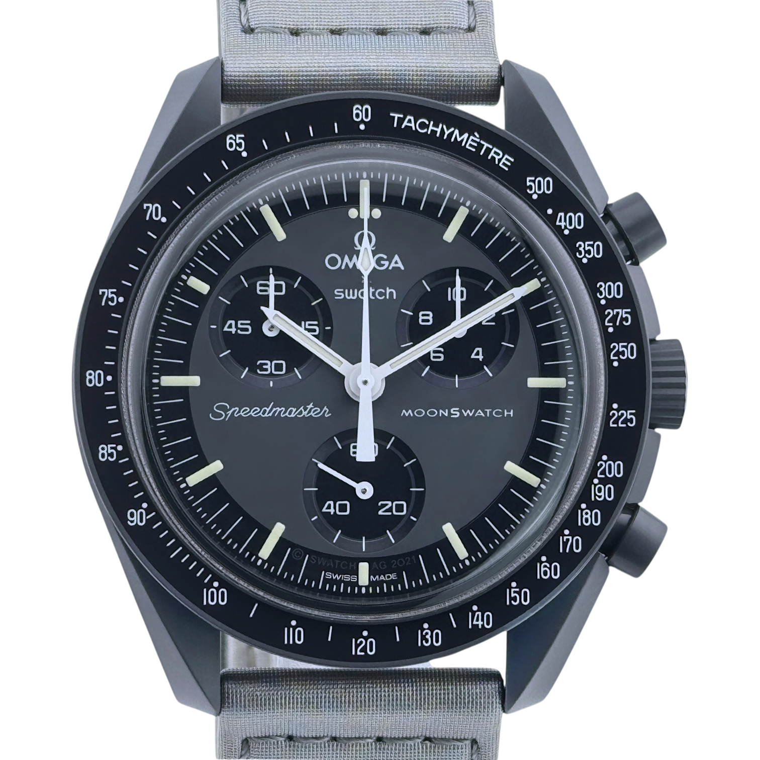 Swatch x Omega MoonSwatch mission to Mercury Armbanduhr 42 mm Ref. SO33A100
