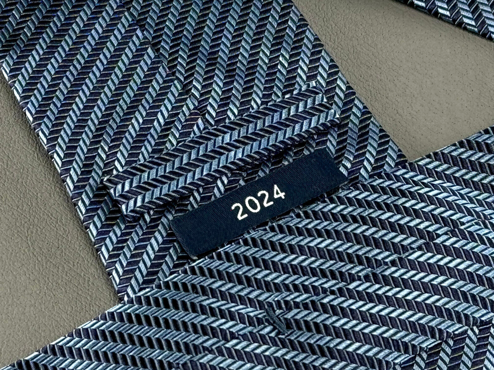 Patek Philippe Tie Blue 100% Silk 