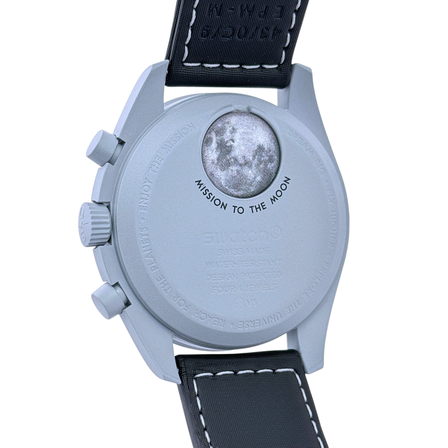 Swatch x Omega MoonSwatch Mission to Earthphase Armbanduhr 42 mm Ref. SO33M700