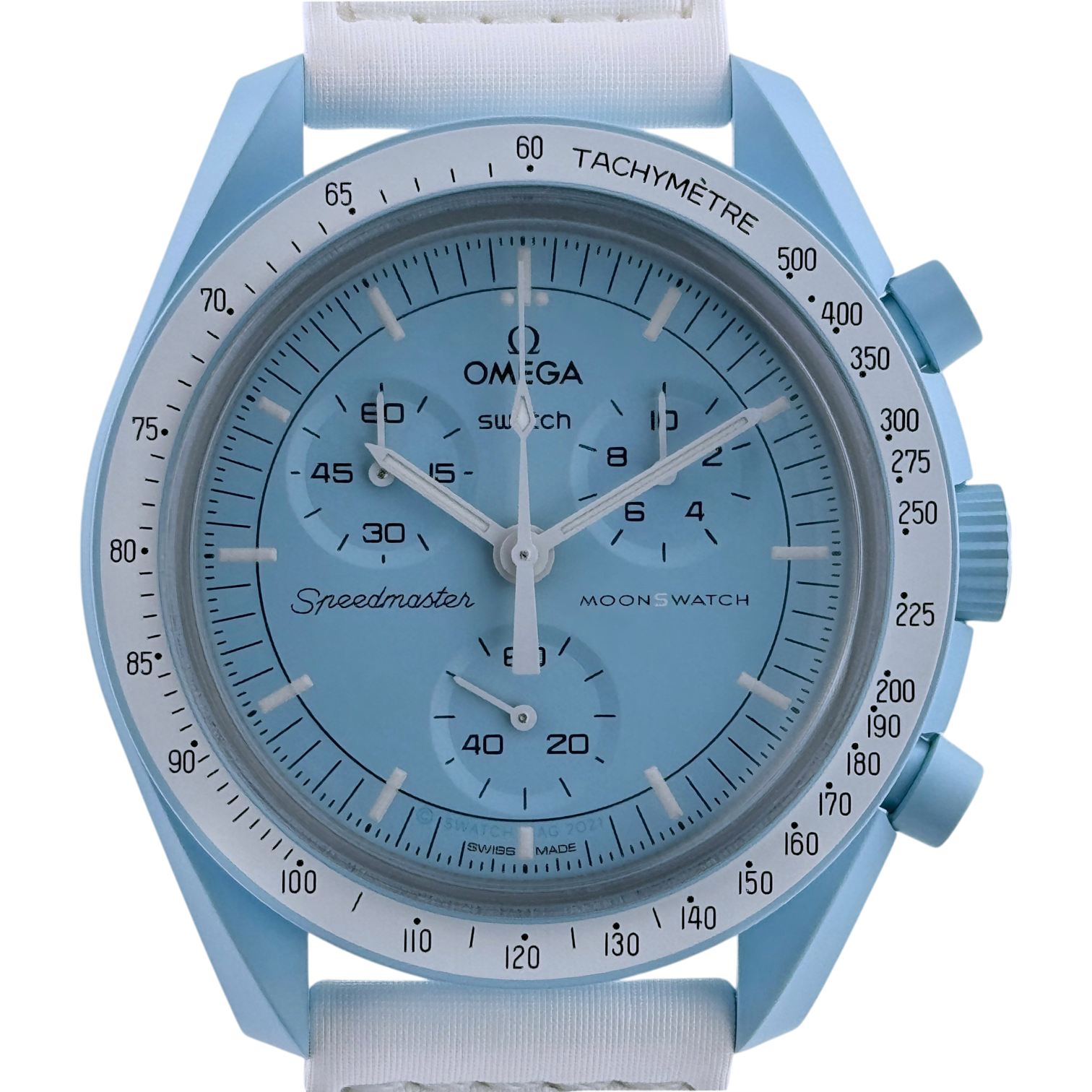 Swatch x Omega MoonSwatch mission to Uranus Armbanduhr 42 mm Ref. SO33L100