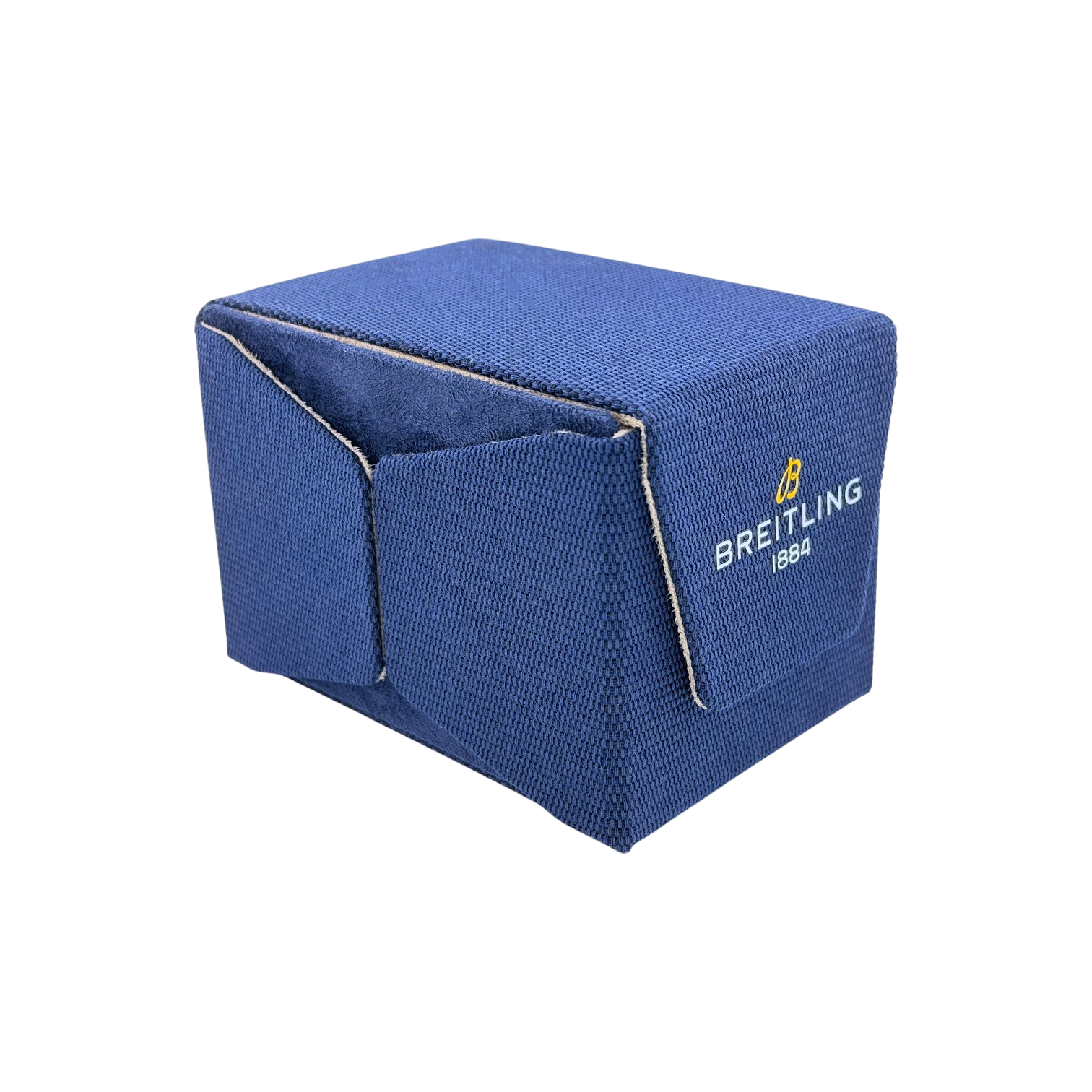 Breitling Box Uhrenbox Karton Reisebox Blau watch box blue