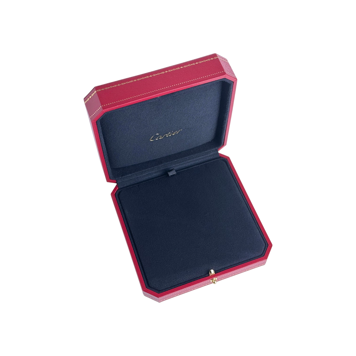 Cartier Schmuckbox Schmuckkästchen Etui Box für Ketten Rot jewelry case