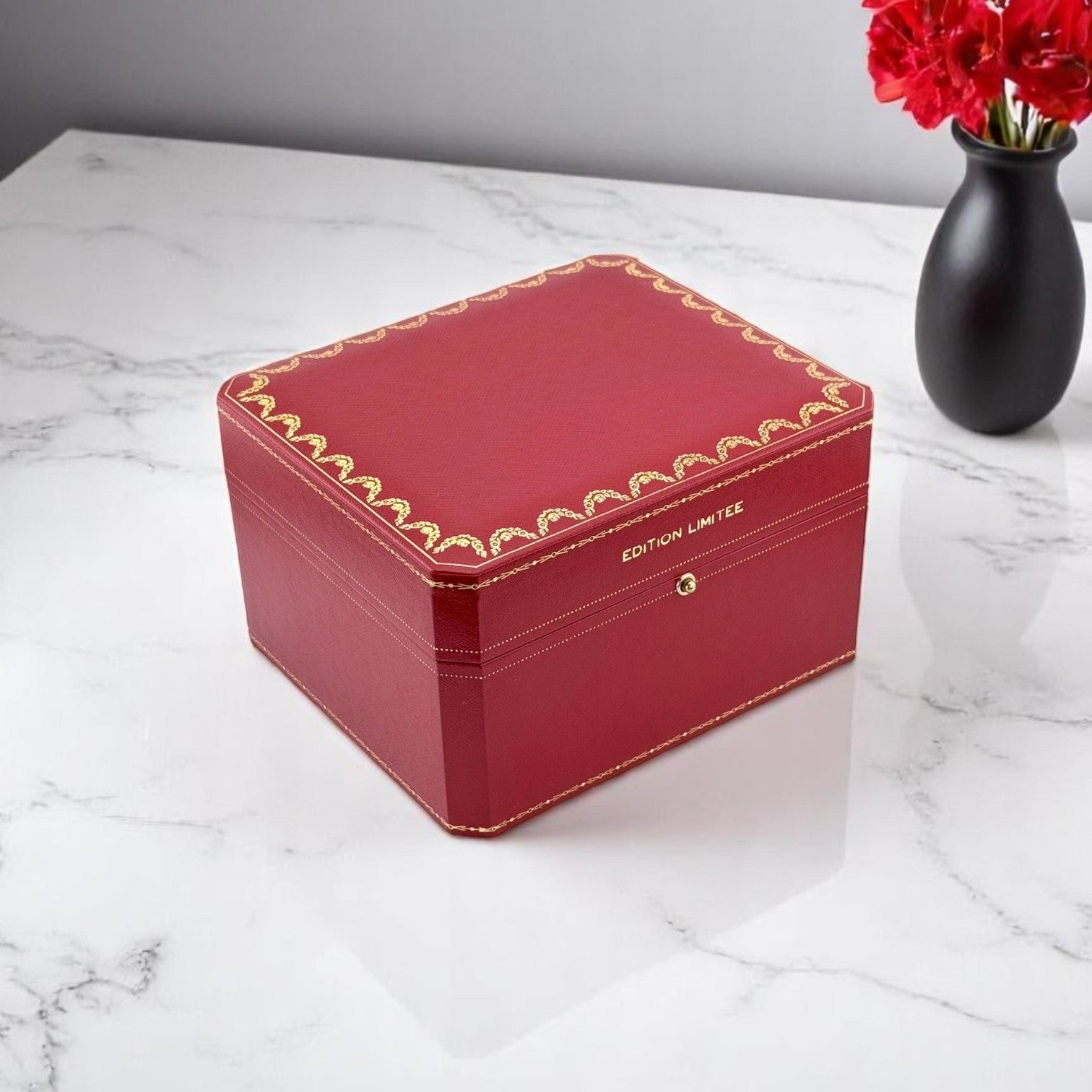 Cartier Uhrenbox limitierte Edition Box Rot watch box edition limitee CRCO000497
