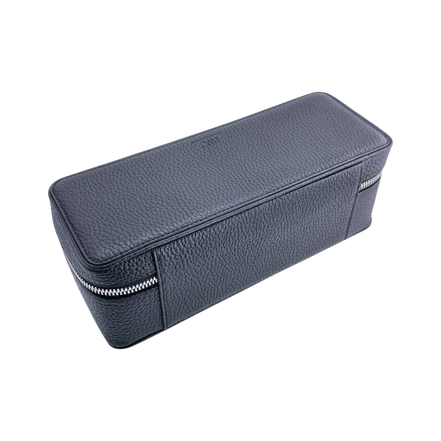 IWC-Schaffhausen 3-er Leder Uhrenetui Etui Reiseetui Reisebox Schwarz