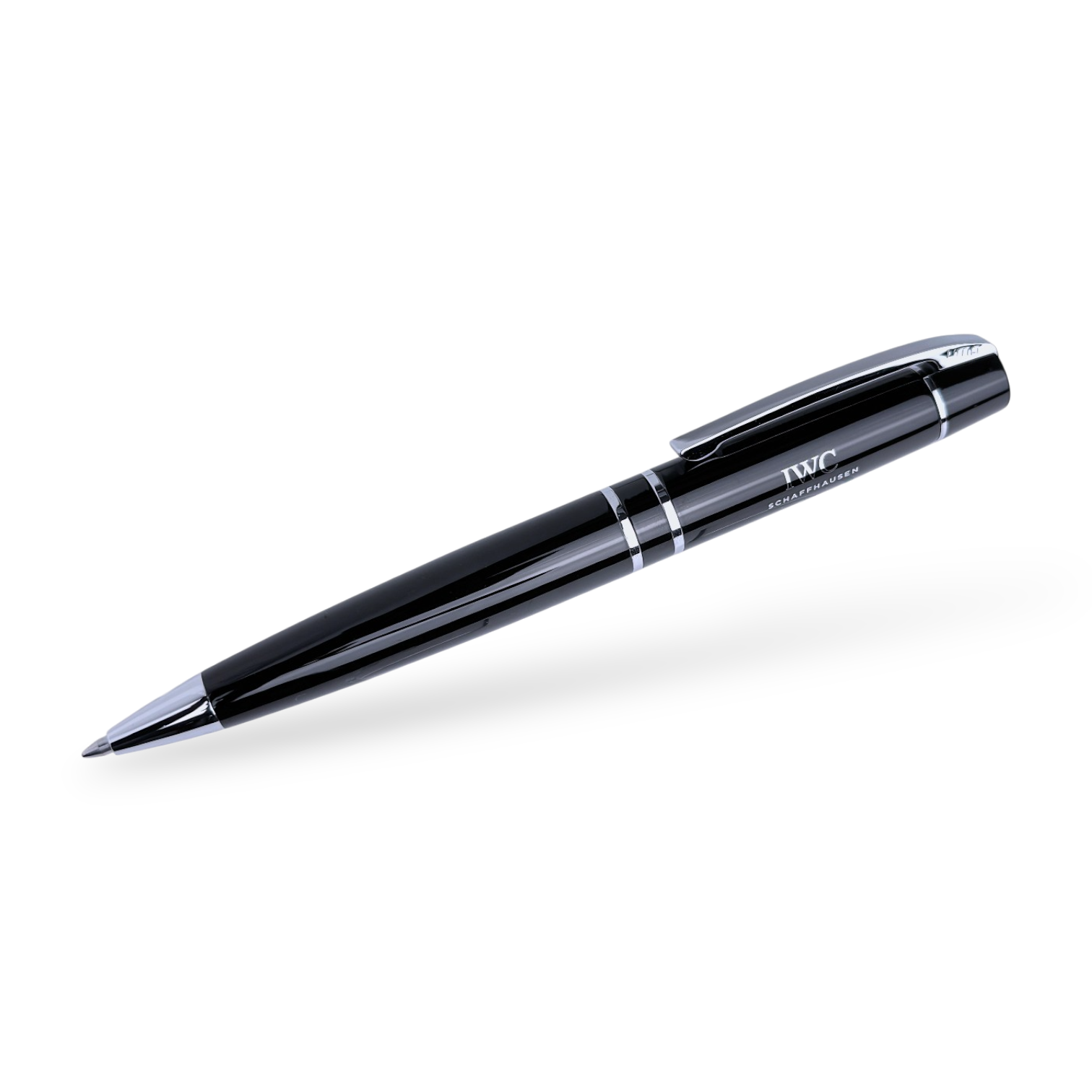 IWC-Schaffhausen Metall Kugelschreiber Kuli Stift in Schwarz