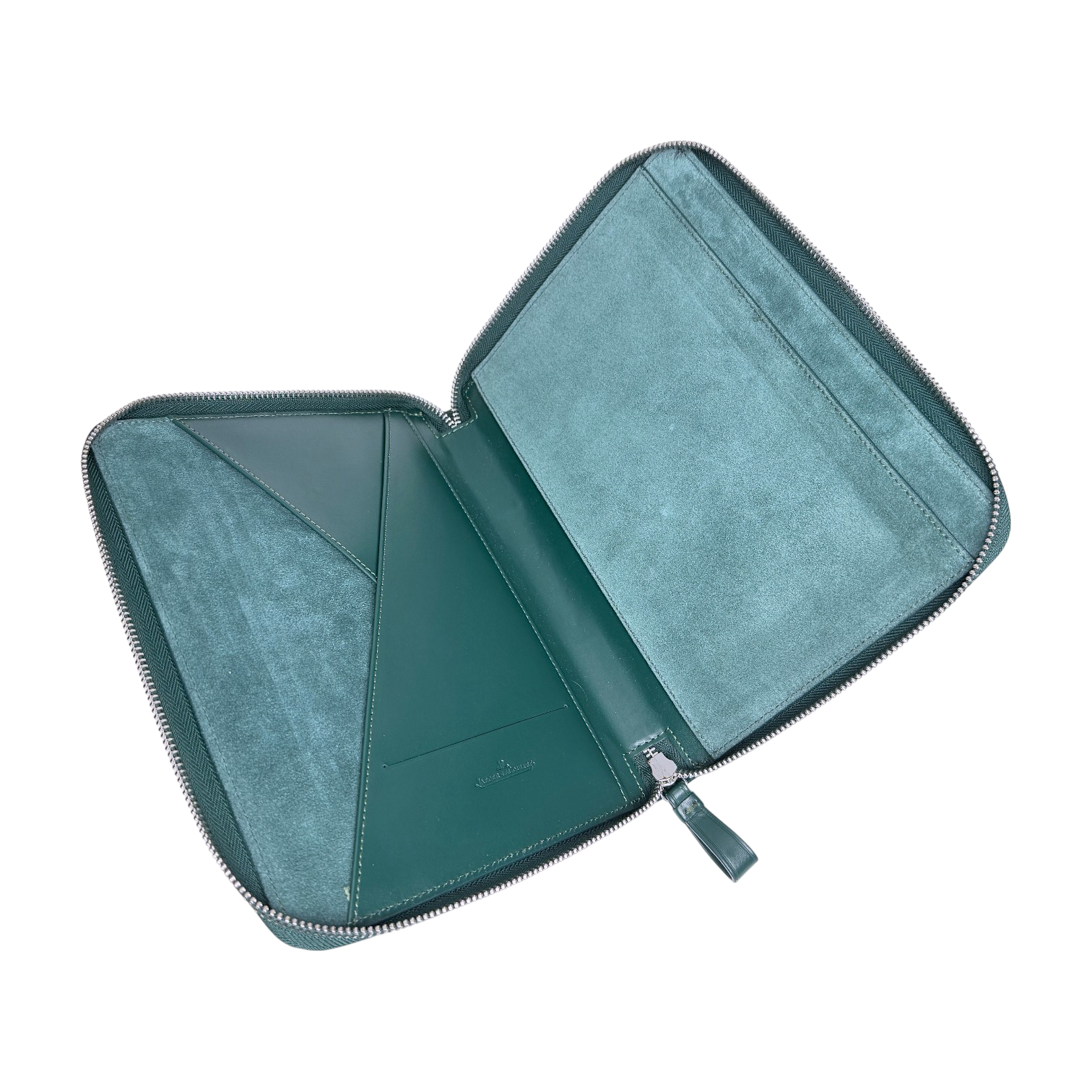 Jaeger-LeCoultre Dokumententasche Dokumentenmappe Aktenmappe Grün mit Notizbuch