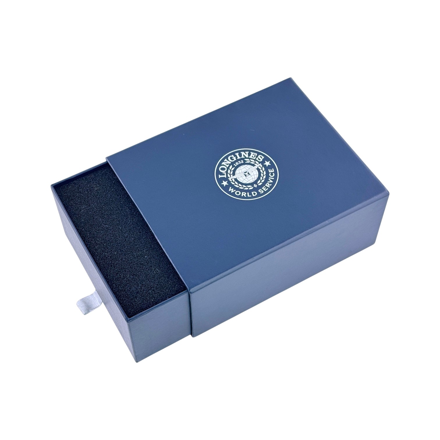 Longines Uhrenetui Etui Reiseetui Reisebox Box Blau service travel case pouch
