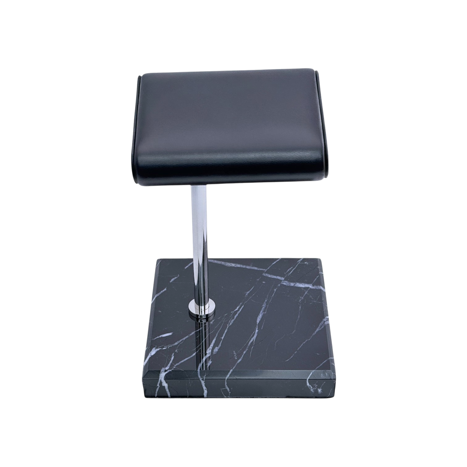 Marmor Uhrenständer Ständer Uhrenaufsteller Uhrenhalter Schwarz, Silber
