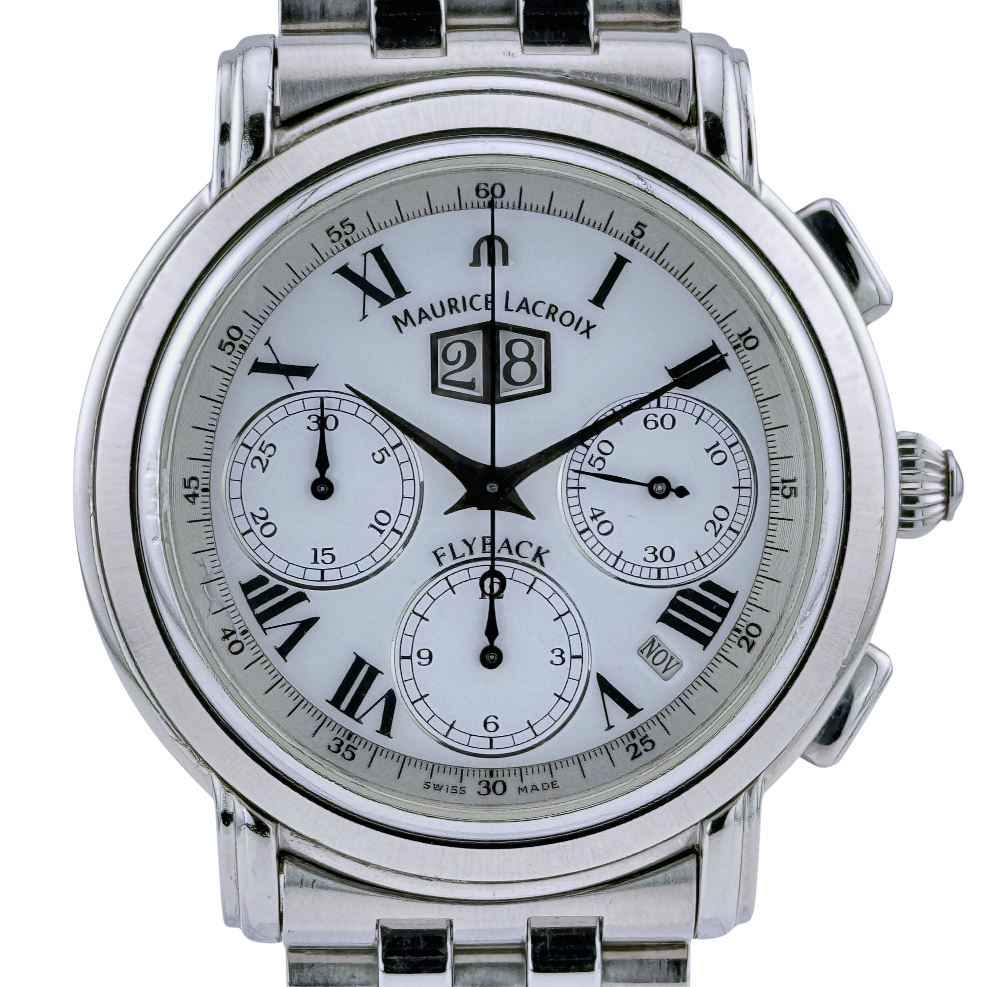 Maurice Lacroix Masterpiece Big Date Flyback Chronograph Ref. 15827 Herrenuhr