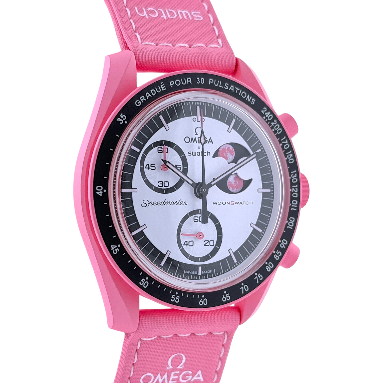 OMEGA X Swatch MoonSwatch Mission to the Pink Moonphase SO33P700
