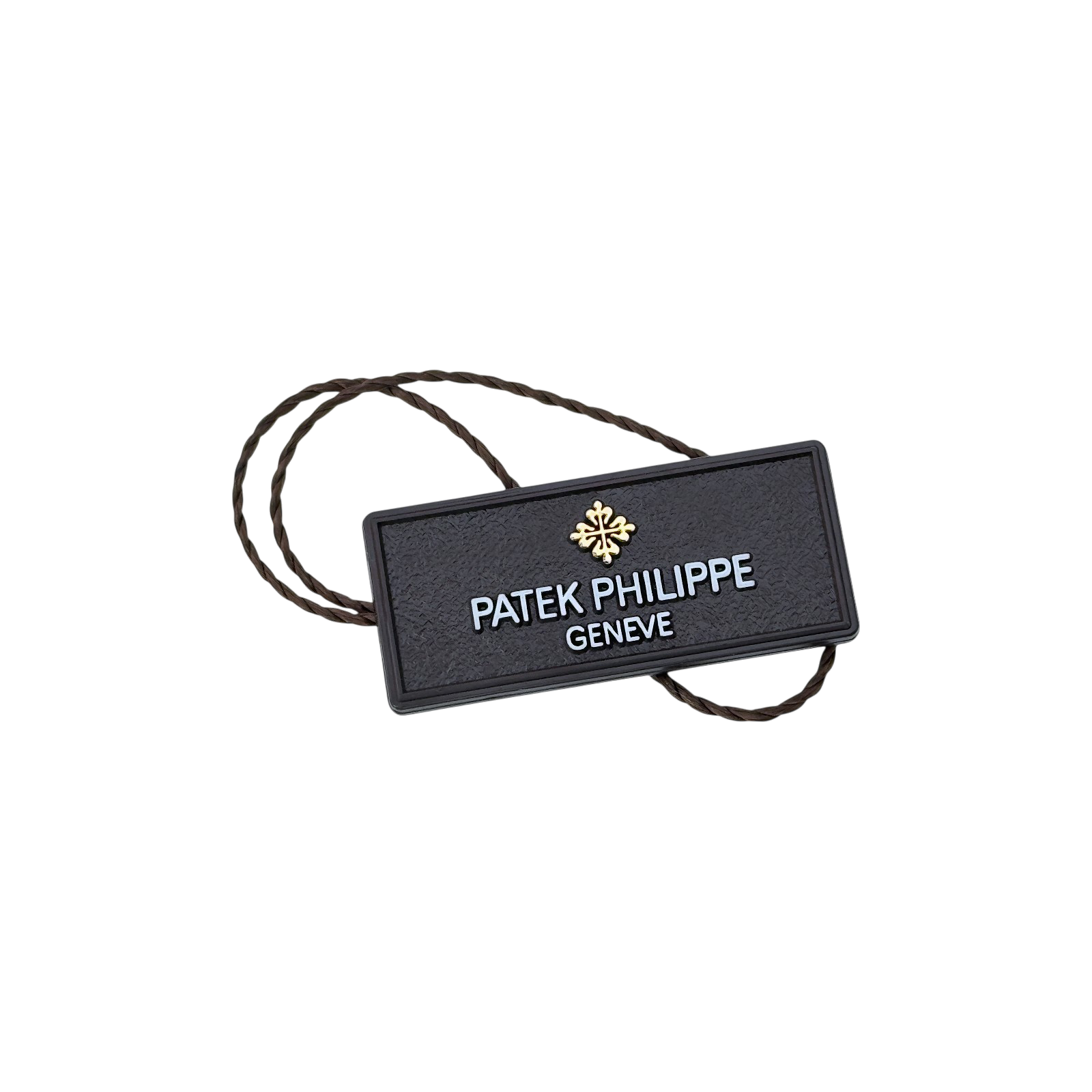 Patek Philippe Hang Tag Preisschild Braun price tag brown