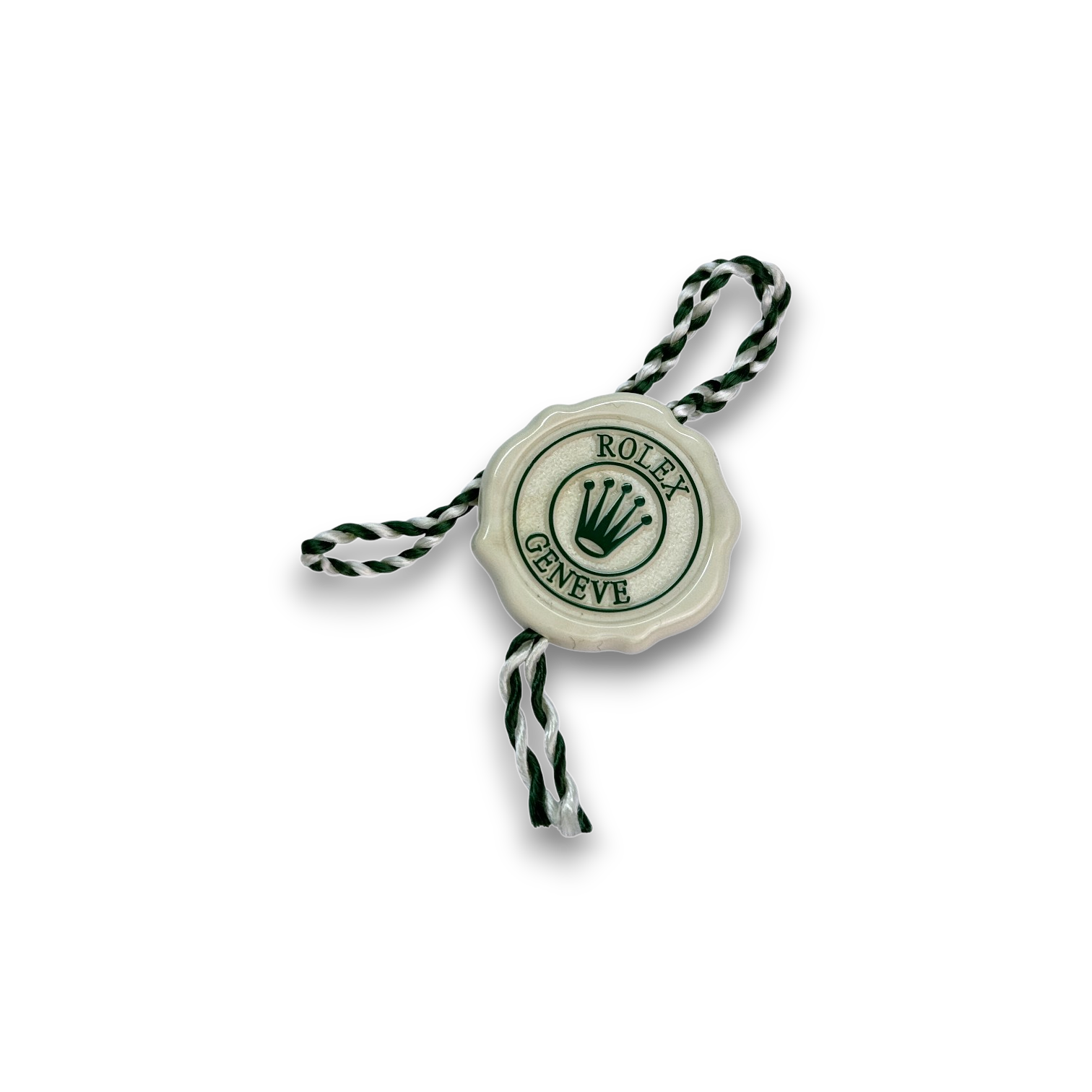 Rolex "Certified pre-owned" (CPO) Hang Tag Hologramm Siegel Weiß