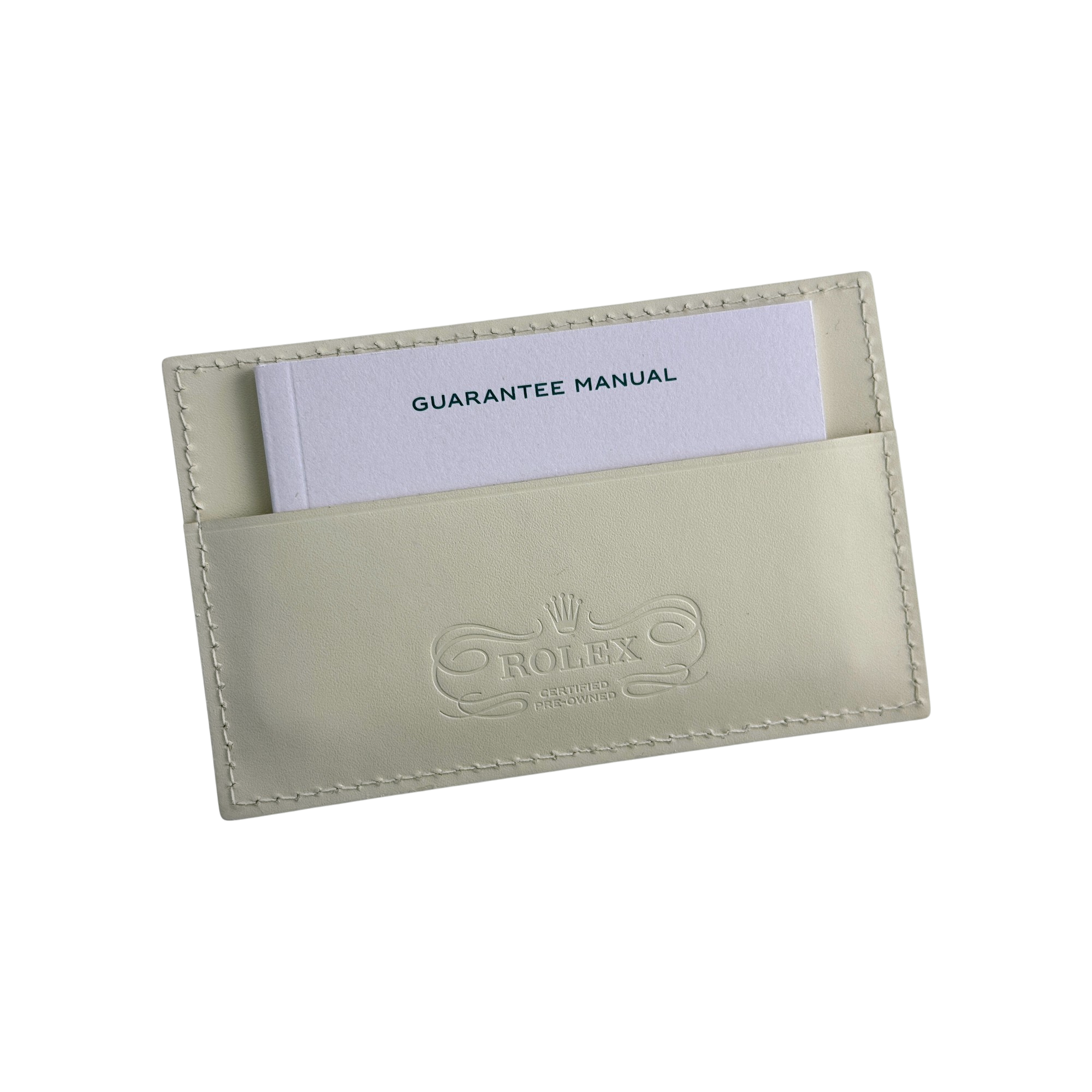 Rolex "Certified pre-owned" (CPO) Kartenetui mit Garantie Handbuch