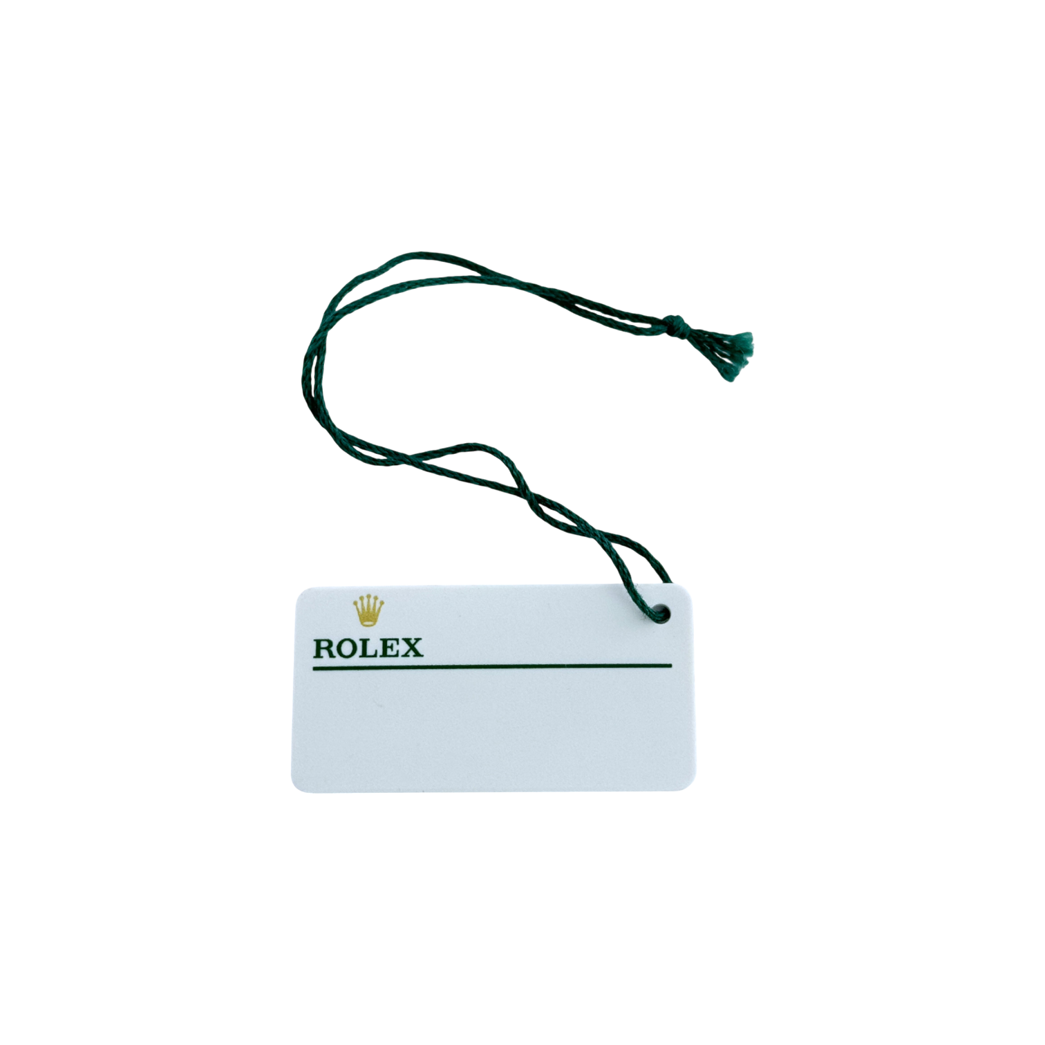 Rolex Datejust Oyster M Ref. M116203-0124 weißes white Hang Tag Anhänger Schild