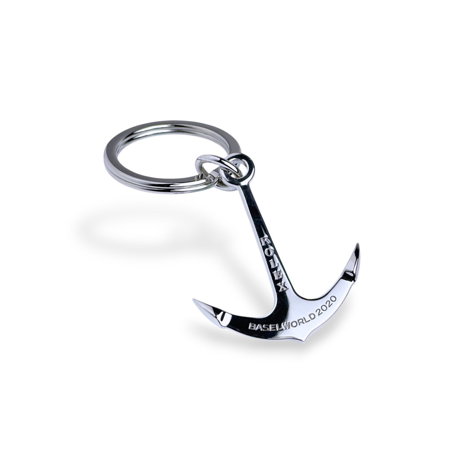Rolex Edelstahl Schlüsselanhänger Anhänger Baselworld 2020 in Silber