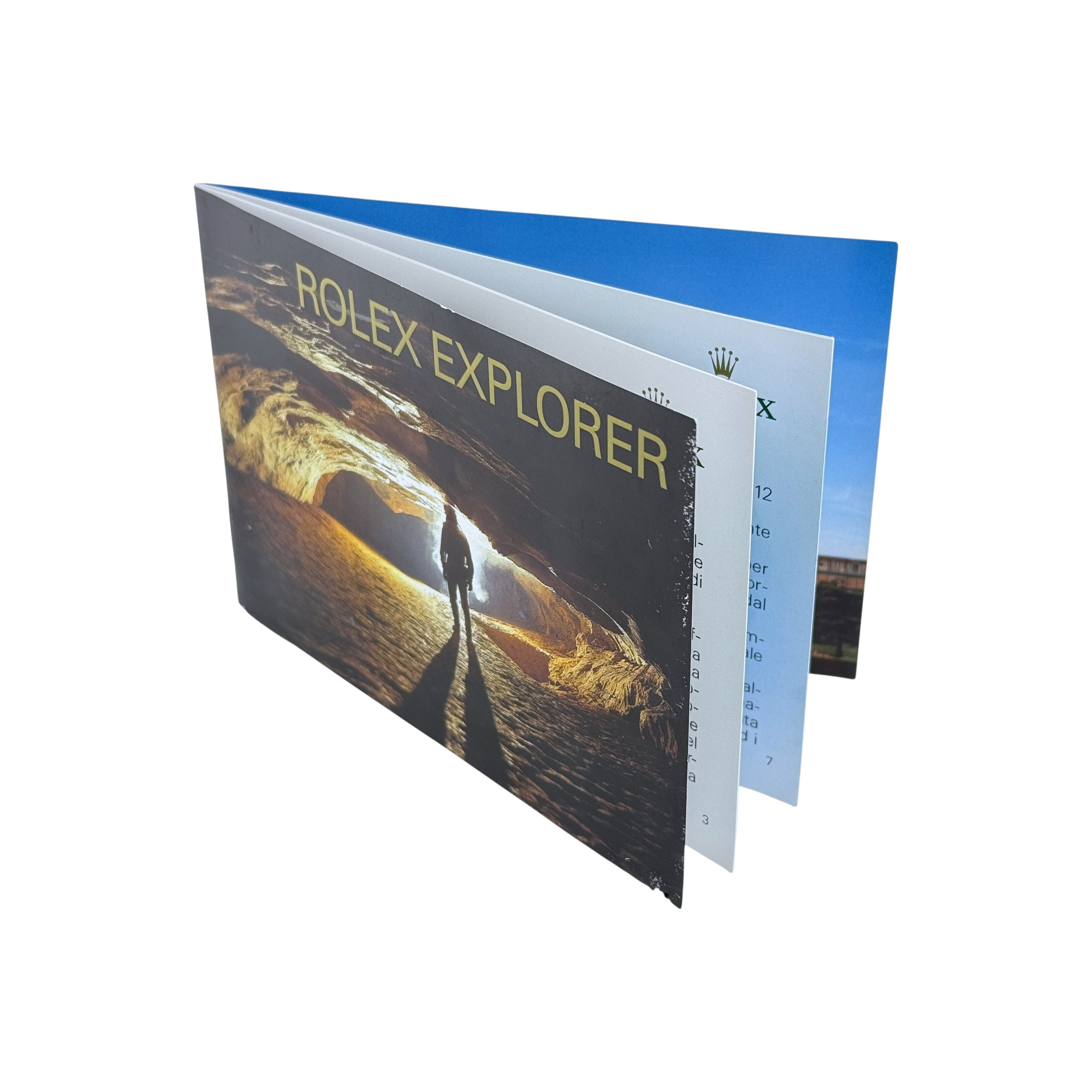 Rolex Explorer Handbuch Anleitung booklet Italienisch Ref. 597.45 I - 11.2004