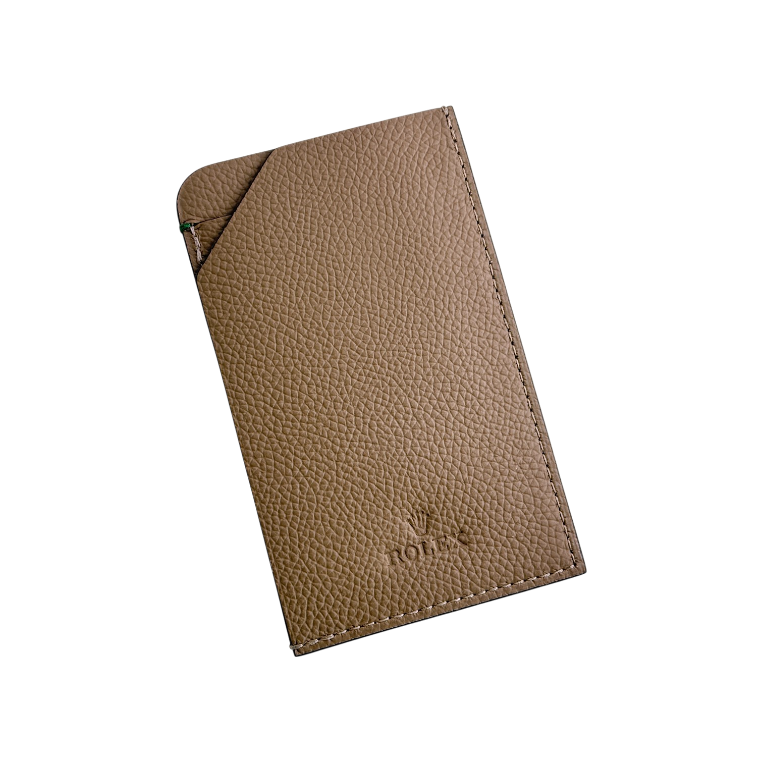 Rolex Portemonnaie Kartenetui Kartenhalter Etui Beige wallet card holder