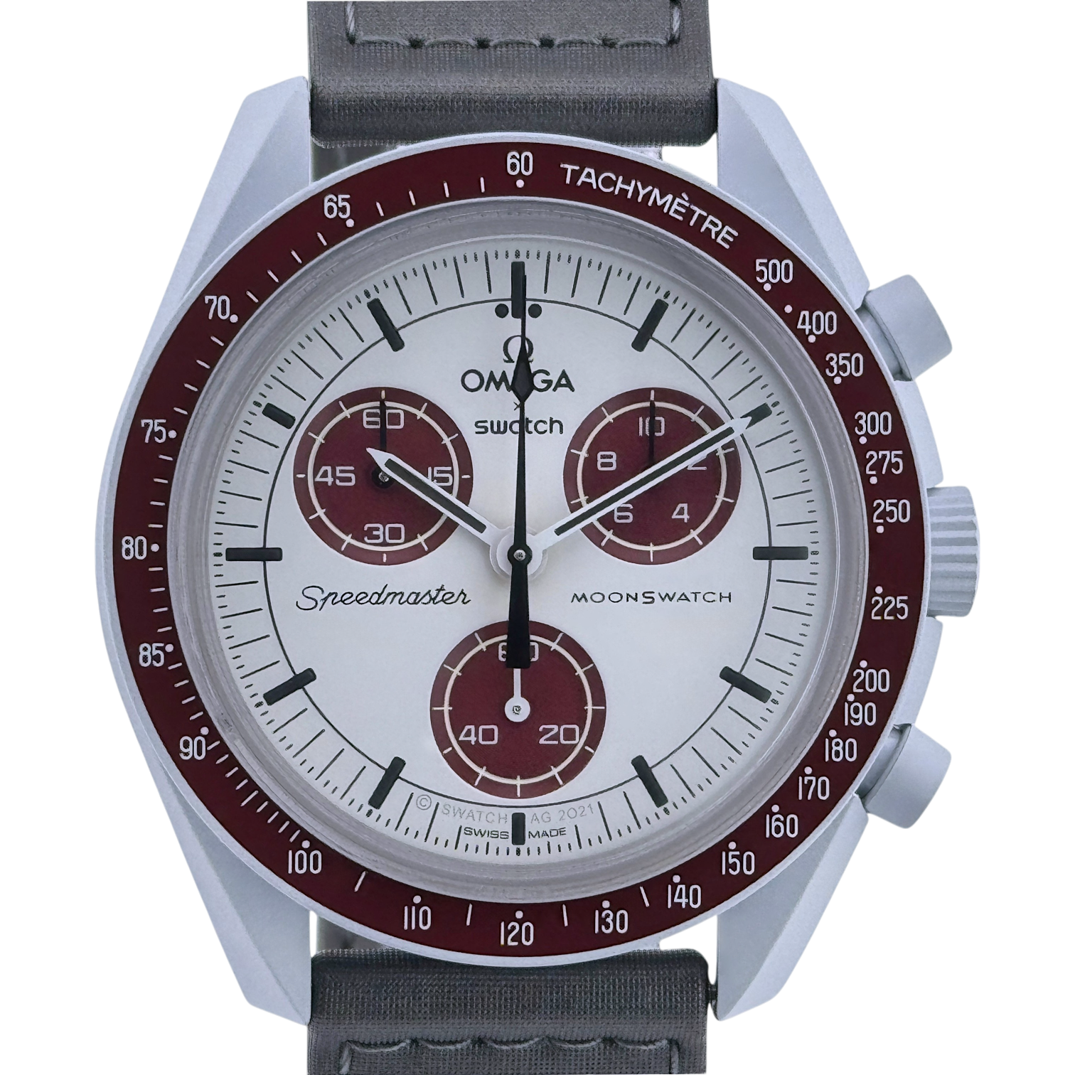Swatch x Omega MoonSwatch mission to Pluto Armbanduhr 42 mm Ref. SO33M101 