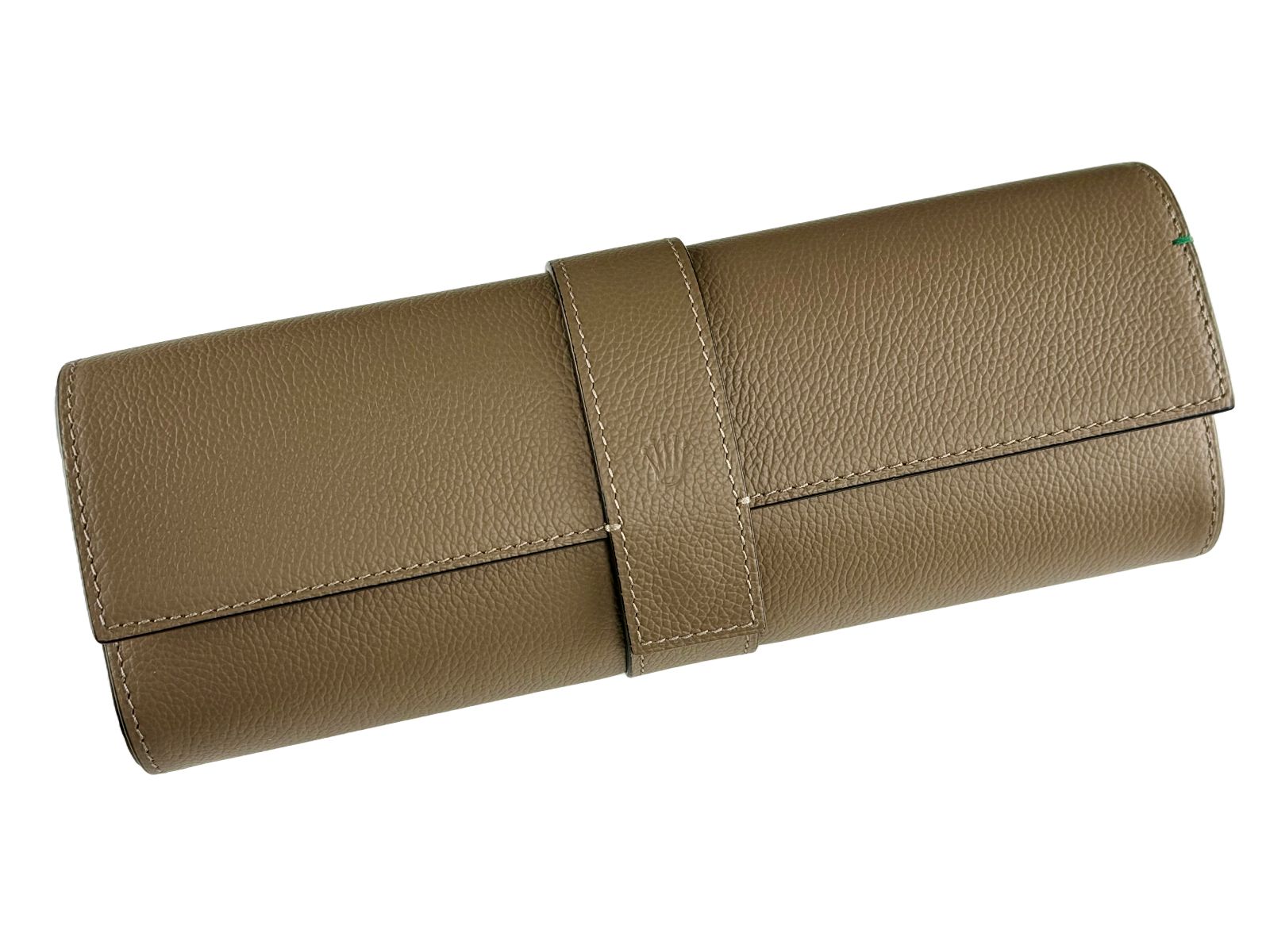 Rolex leather case roll beige 