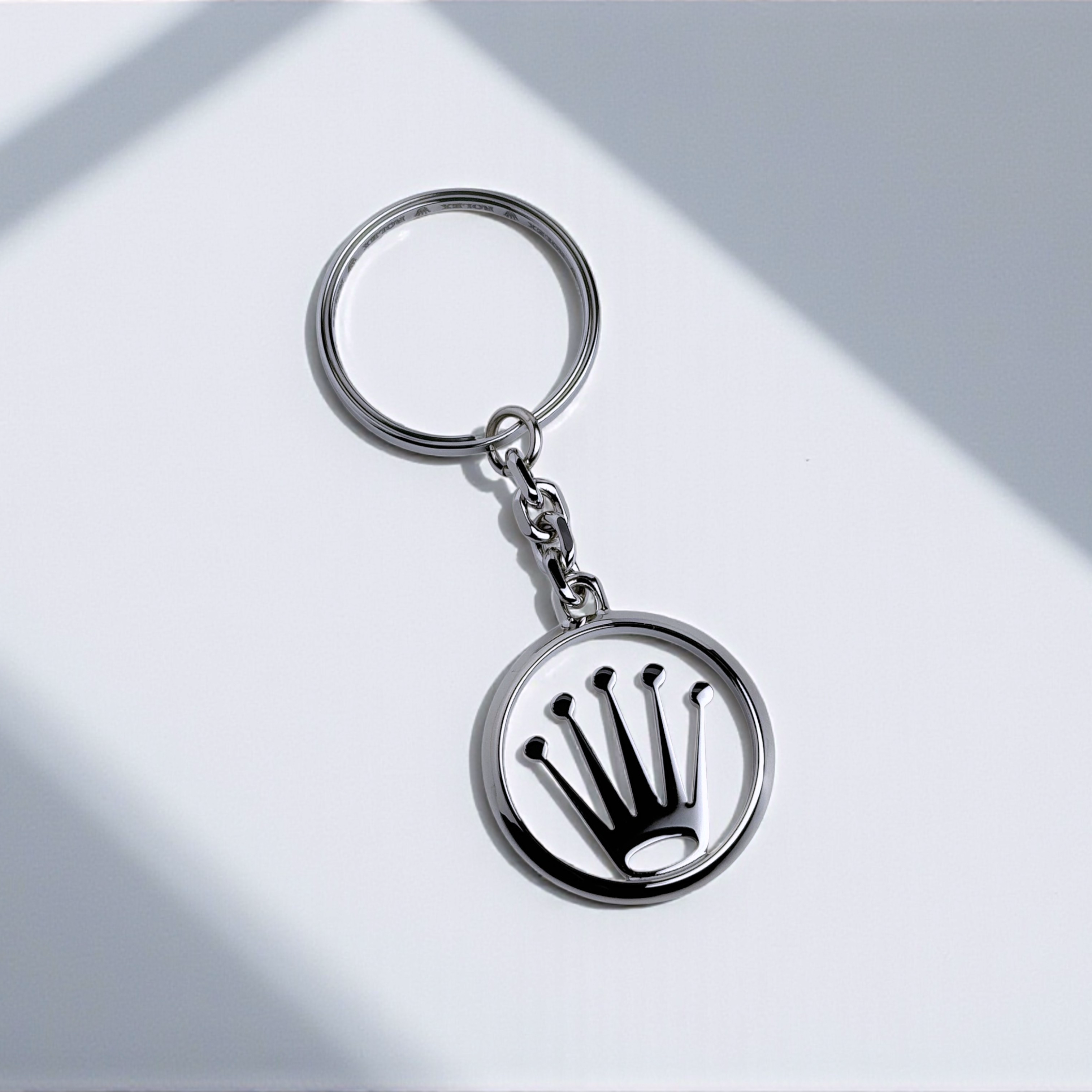 Rolex Edelstahl Schlüsselanhänger Anhänger in Silber 