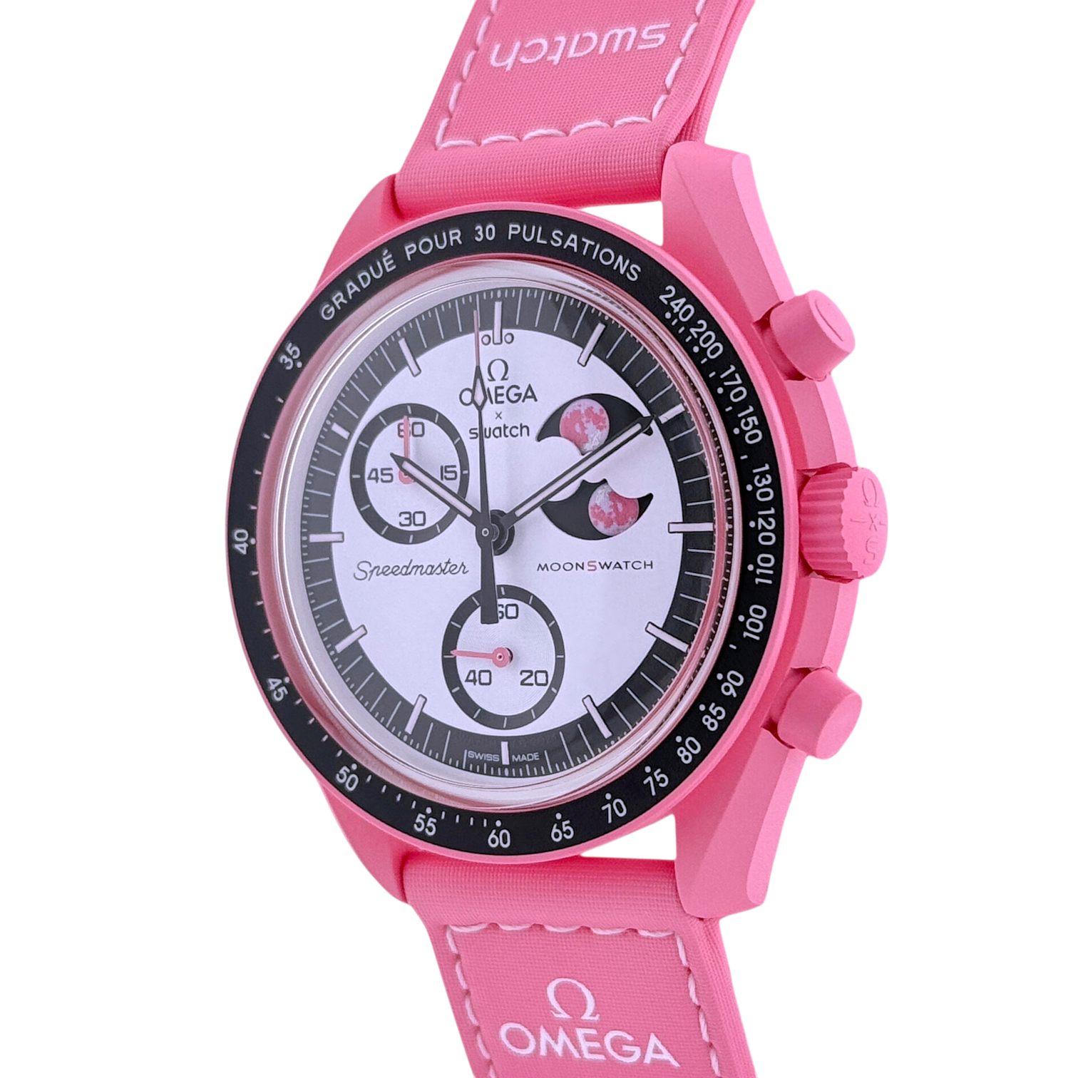 OMEGA X Swatch MoonSwatch Mission to the Pink Moonphase SO33P700