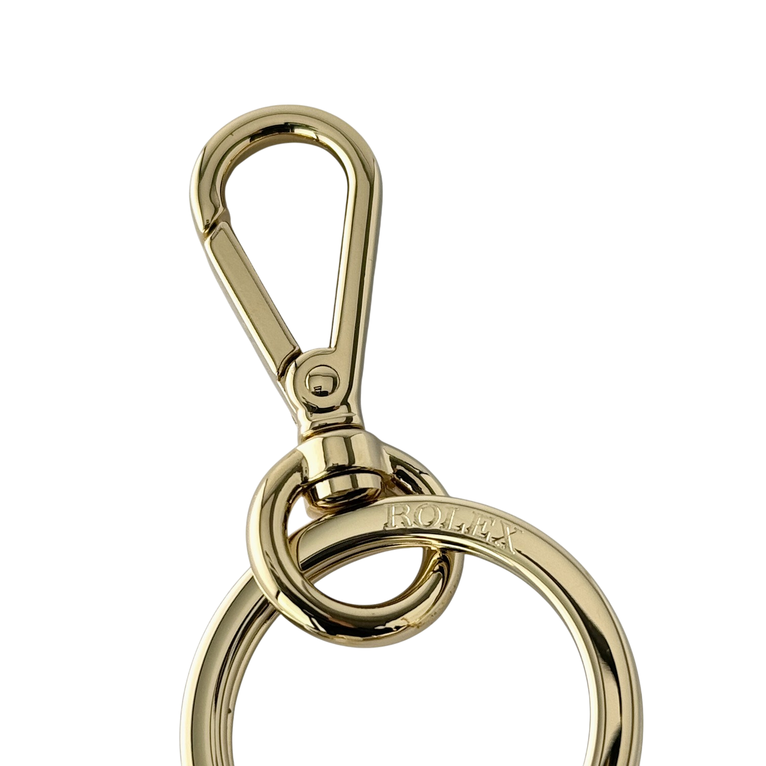 Rolex Schlüsselanhänger Edelstahl Anhänger in Gold keyring keychain key holder