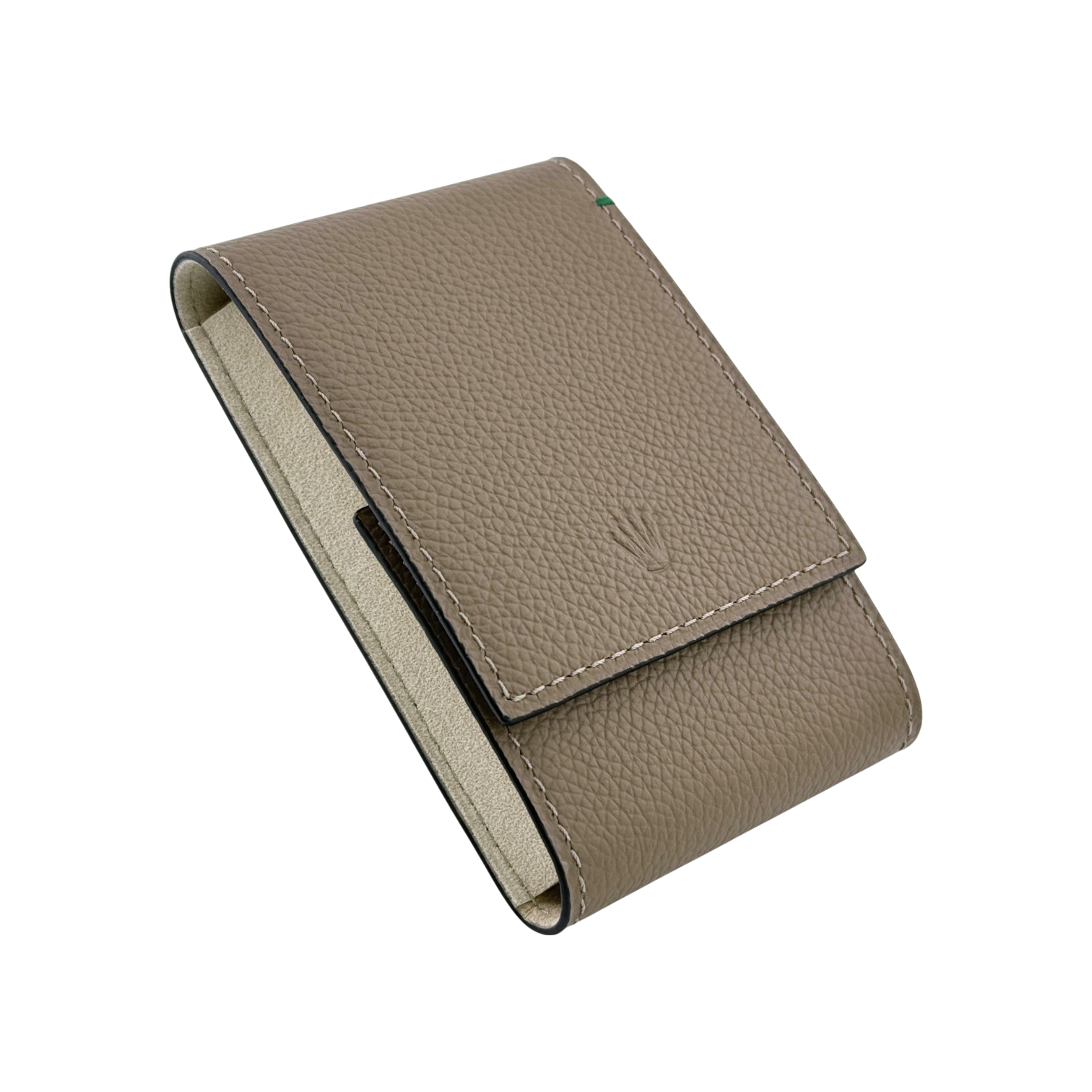Rolex Uhrenetui Beige mit Umkarton Etui Reiseetui Reisebox 