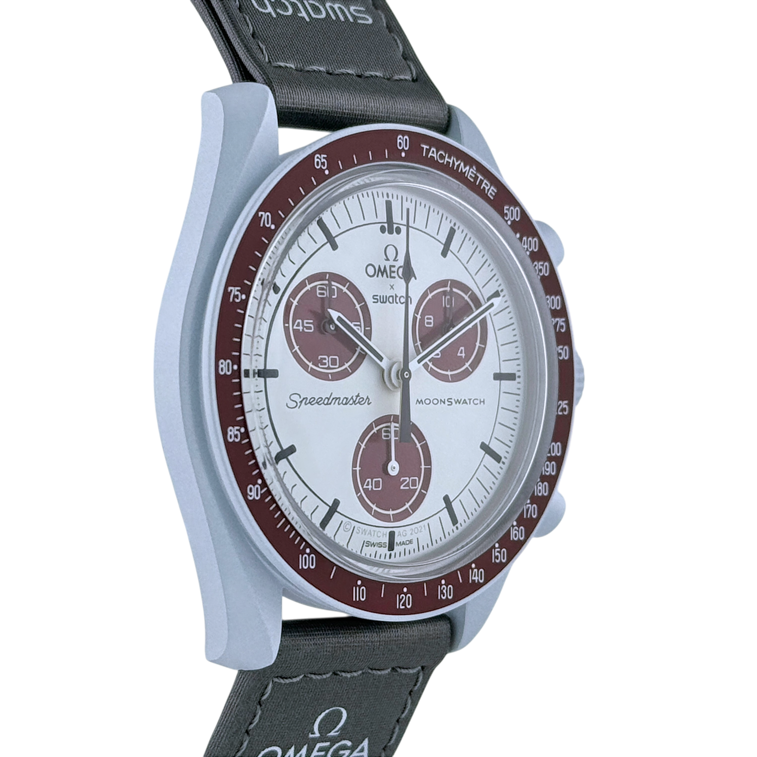 Swatch x Omega MoonSwatch mission to Pluto Armbanduhr 42 mm Ref. SO33M101 