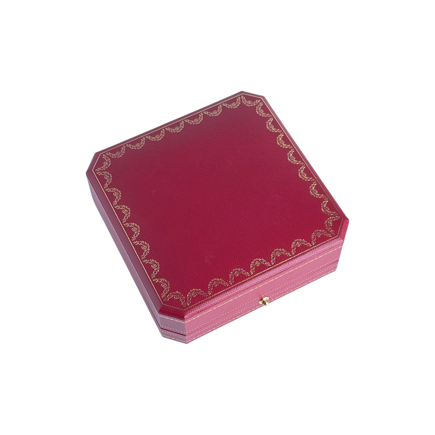 Cartier Schmuckbox Schmuckkästchen Etui Box für Ketten Rot jewelry case