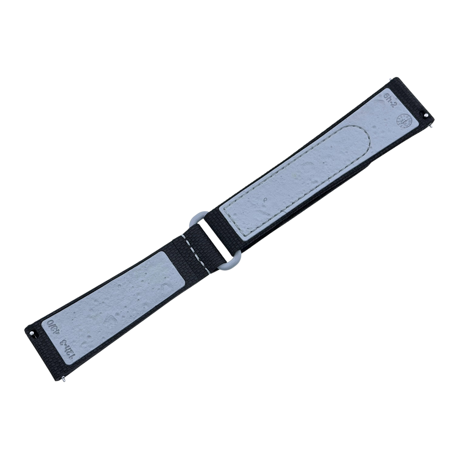 MoonSwatch Kautschukarmband Armband Größe L Schwarz, Grau ACSO33006L