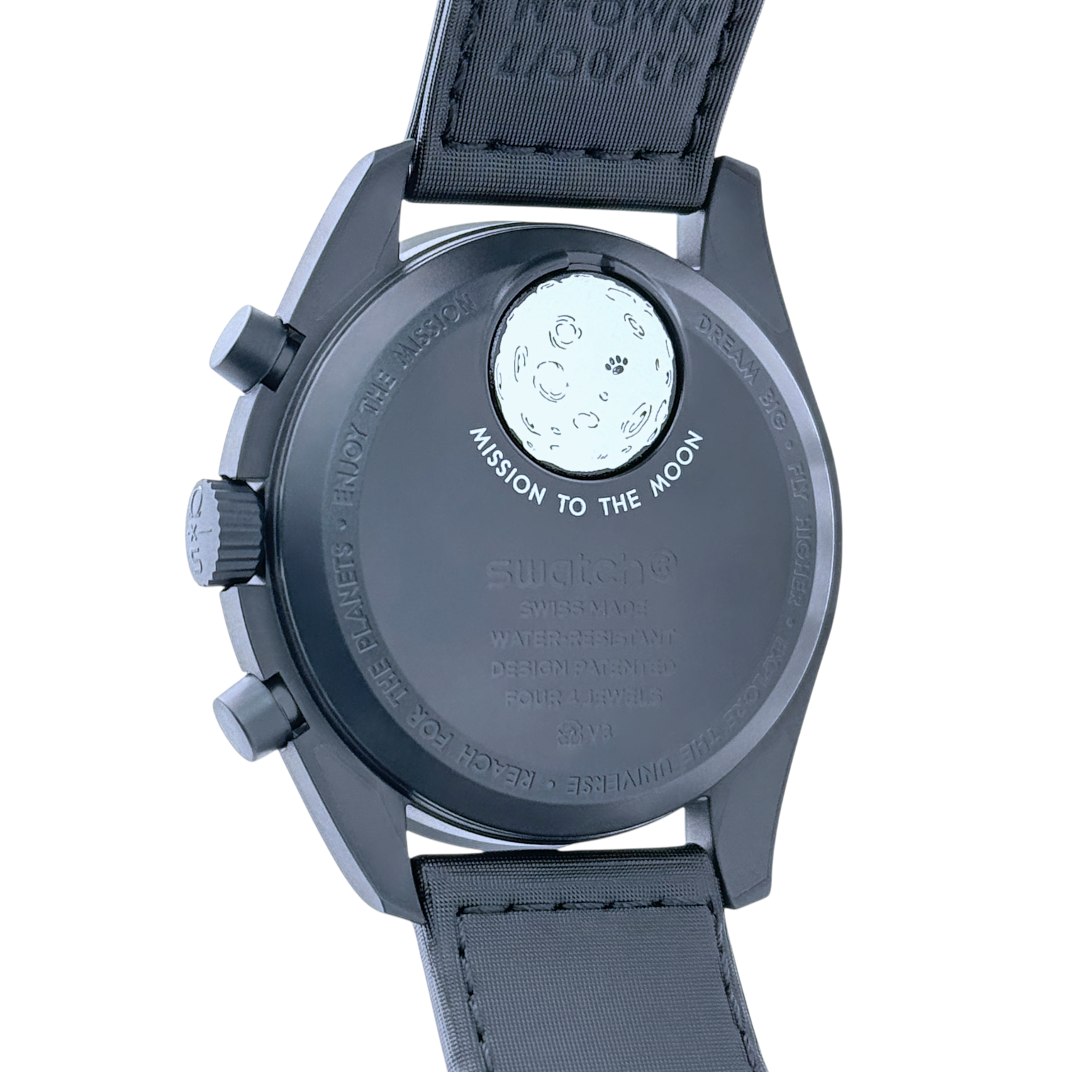 OMEGA X Swatch MoonSwatch Mission to the Moonphase New Moon 'Snoopy' Ref. SO33B700