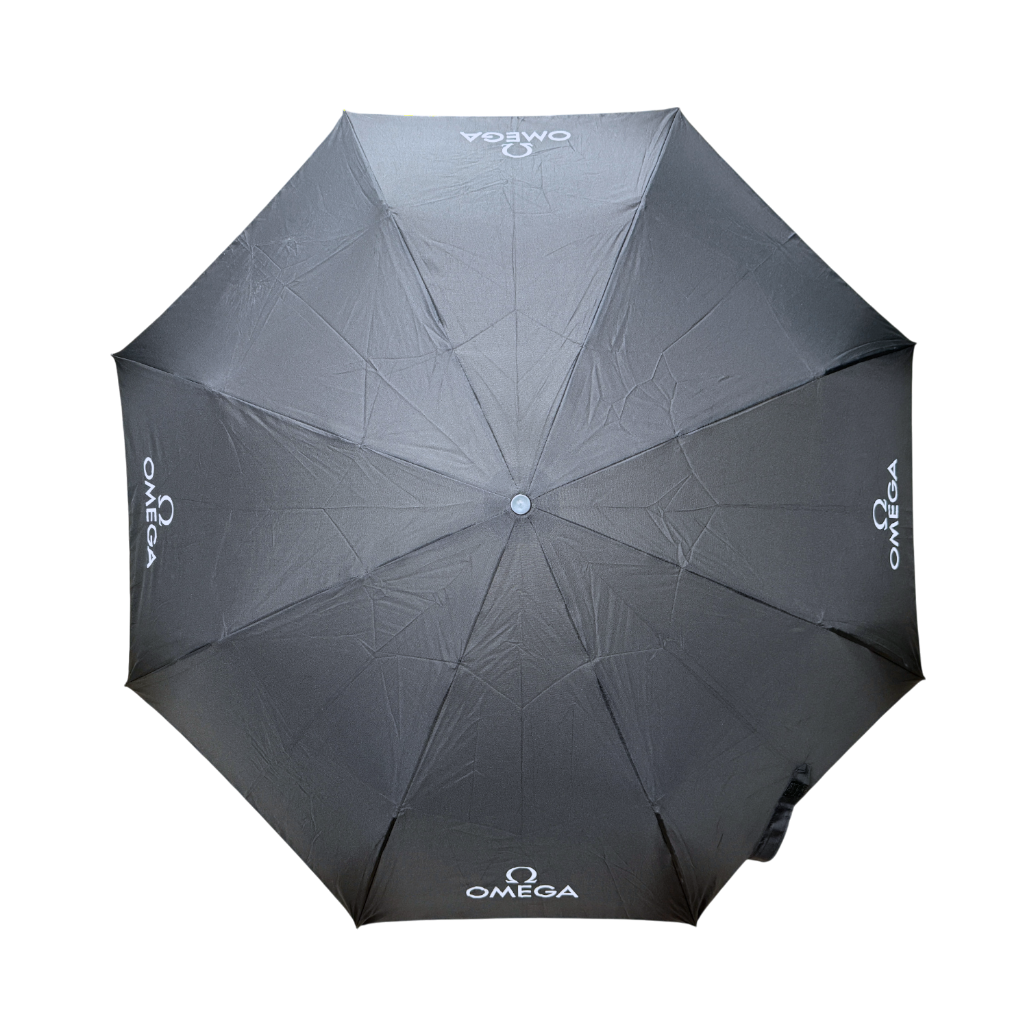 Omega Regenschirm Schirm Taschenschirm Sonnenschirm Schwarz umbrella black