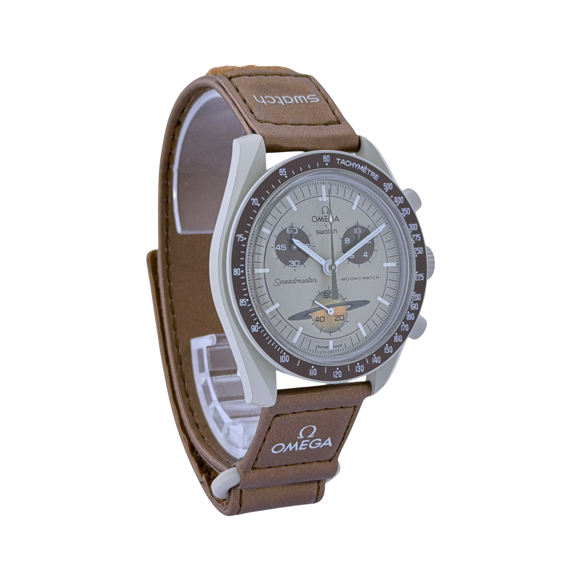 Swatch x Omega MoonSwatch mission to Saturn Armbanduhr 42 mm Ref. SO33T100