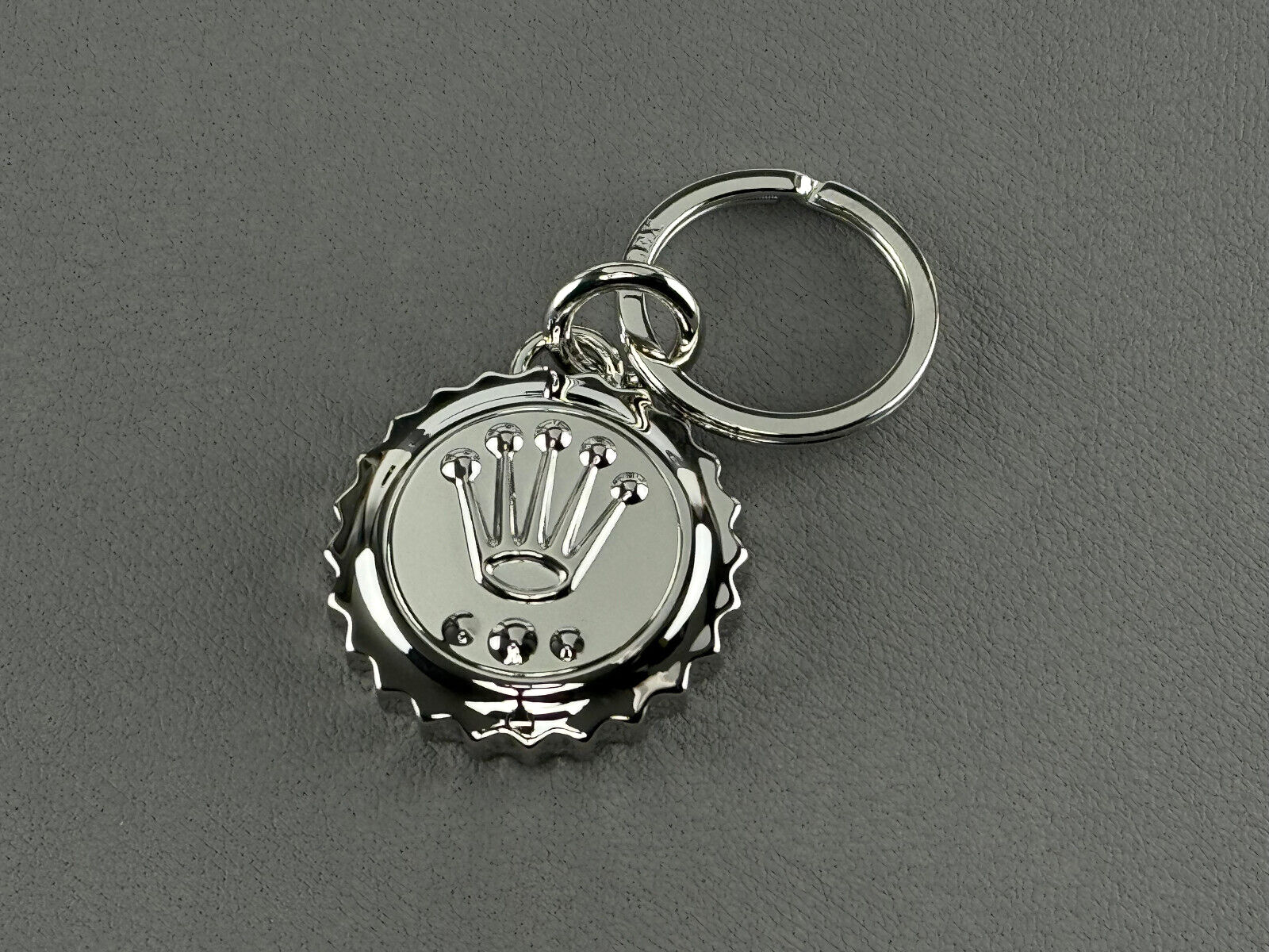 Rolex keychain silver 