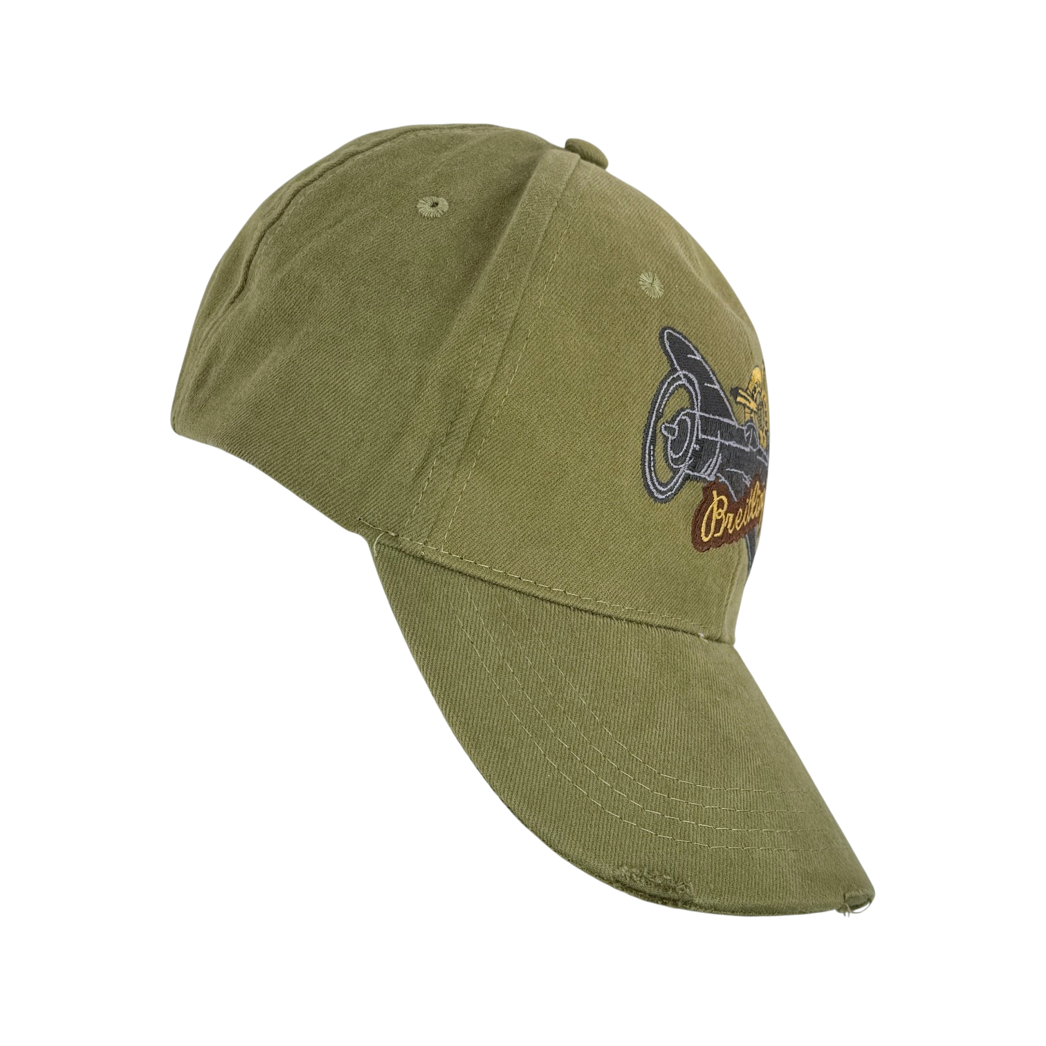 Breitling Cap Golf Mütze Kappe Khakigrün Baumwolle