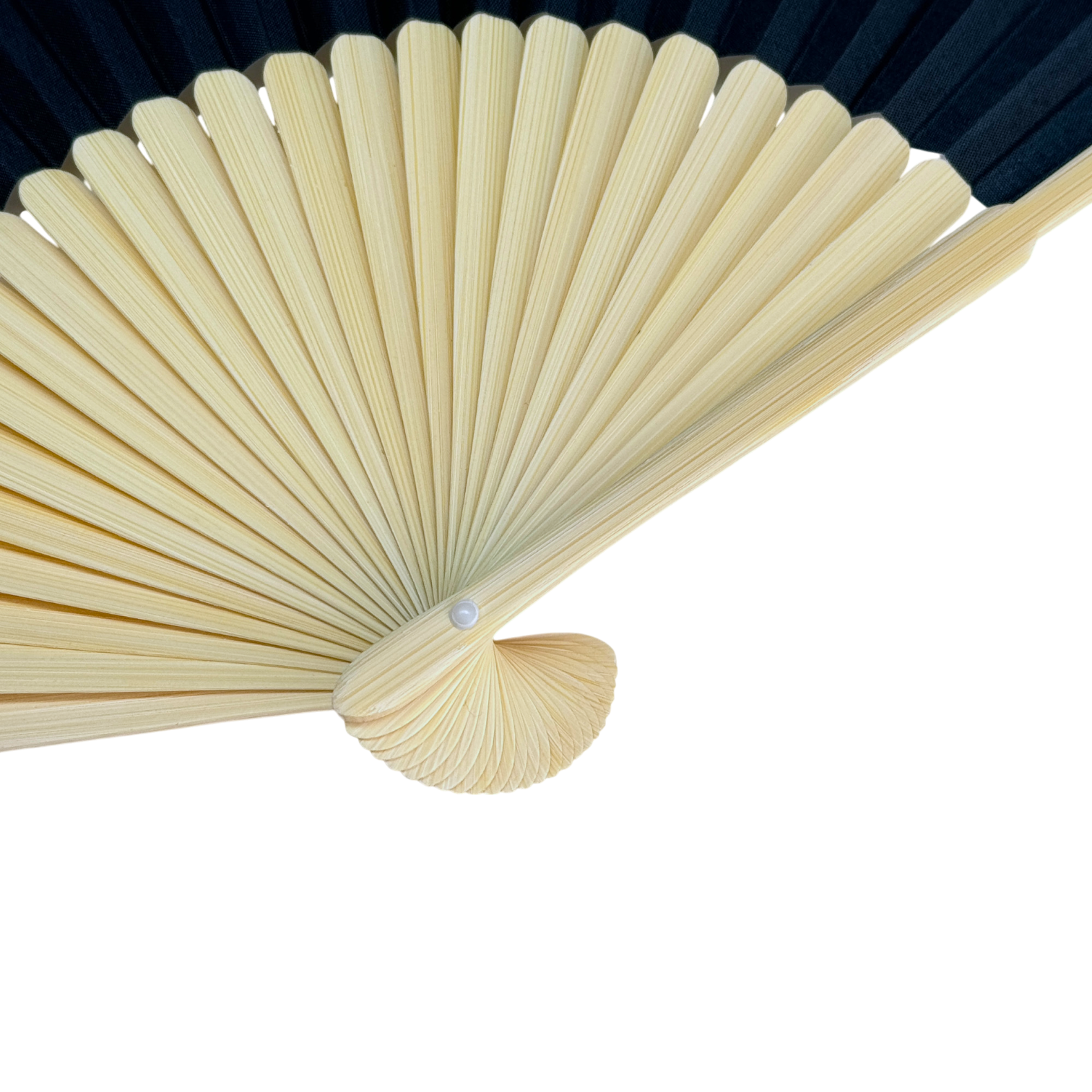 Longines Fächer Holzfächer Handfächer Blau wooden hand fan blue