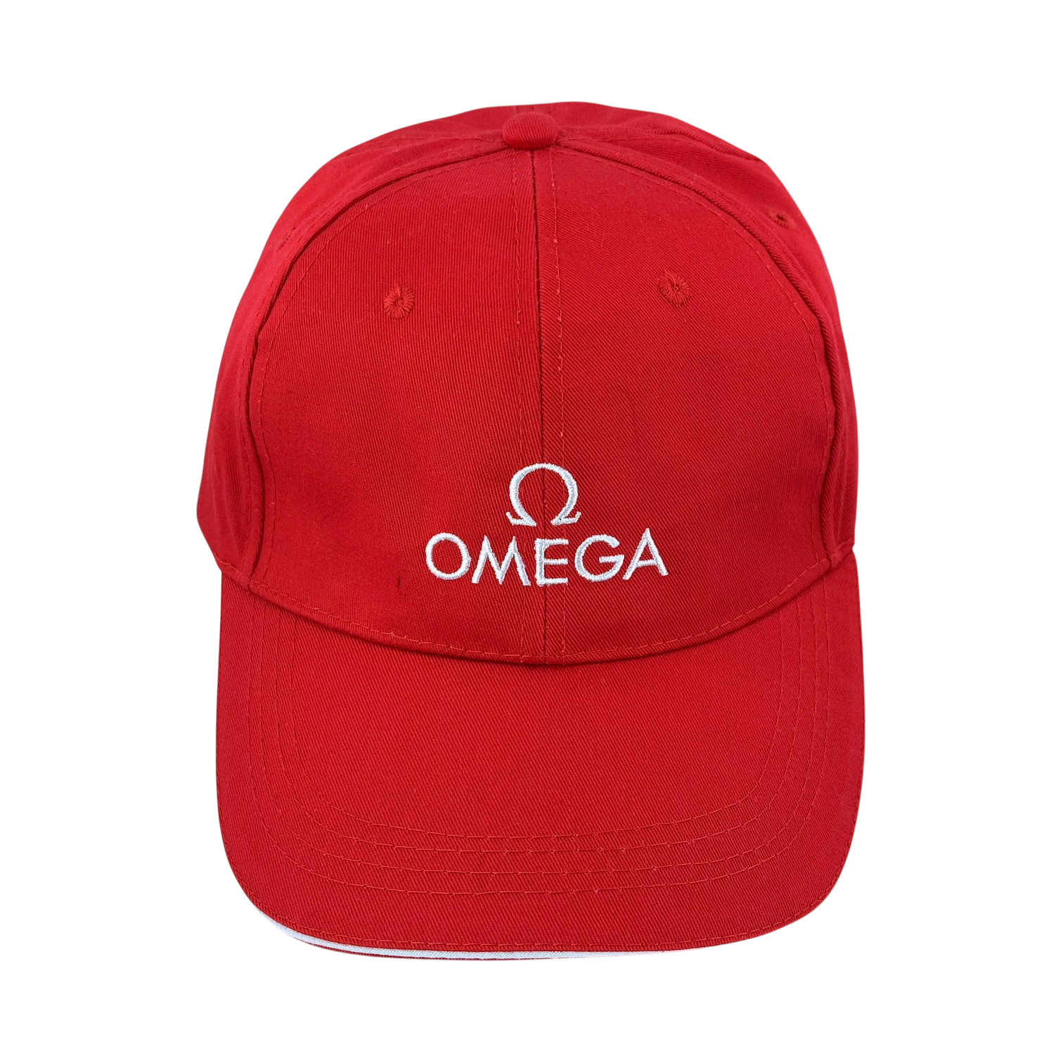 Omega Cap Golf Kappe Mütze Hut Rot 35 % Baumwolle 65 % Polyester baseballhat hat