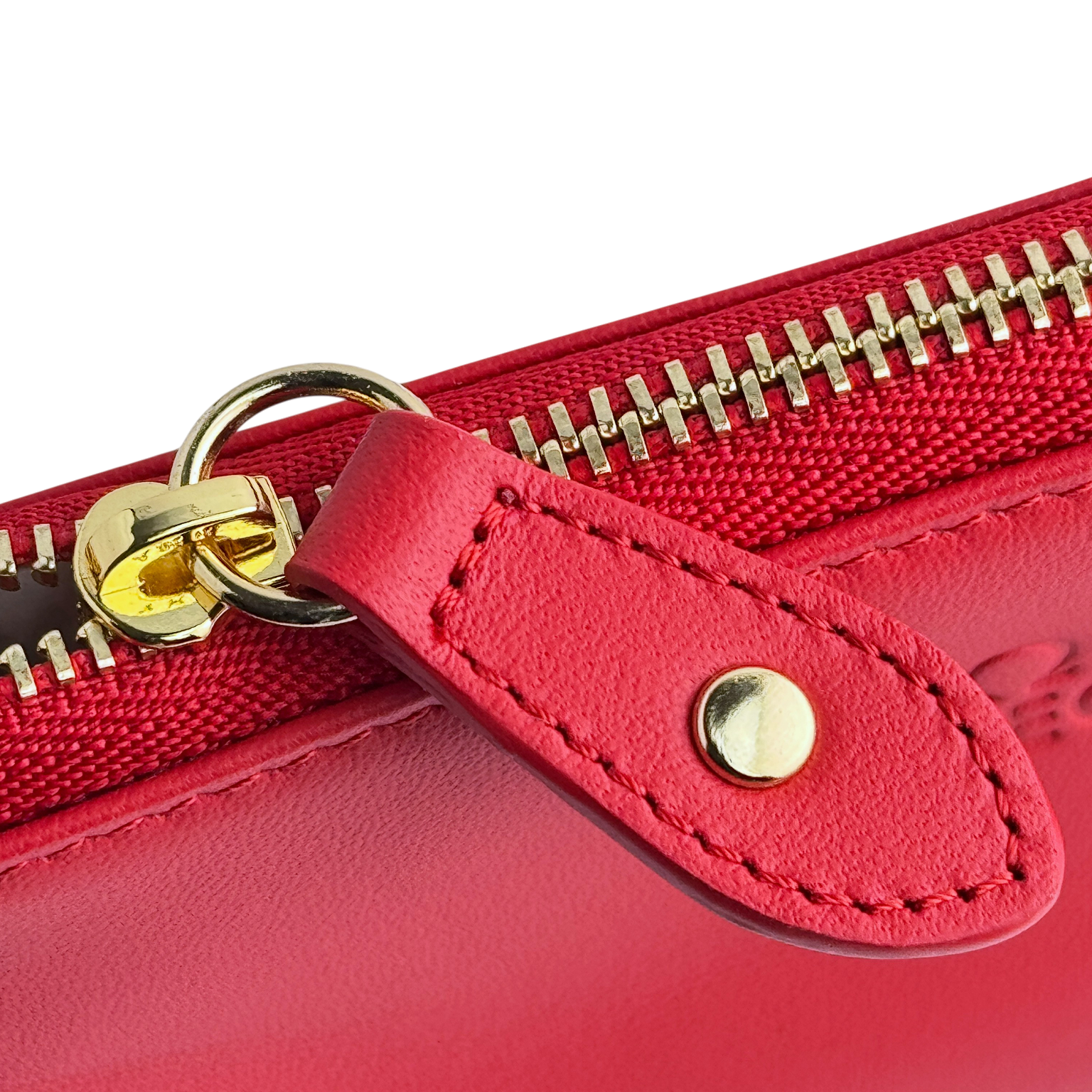 Omega Portemonnaie Brieftasche Geldbeutel Etui Rot wallet red