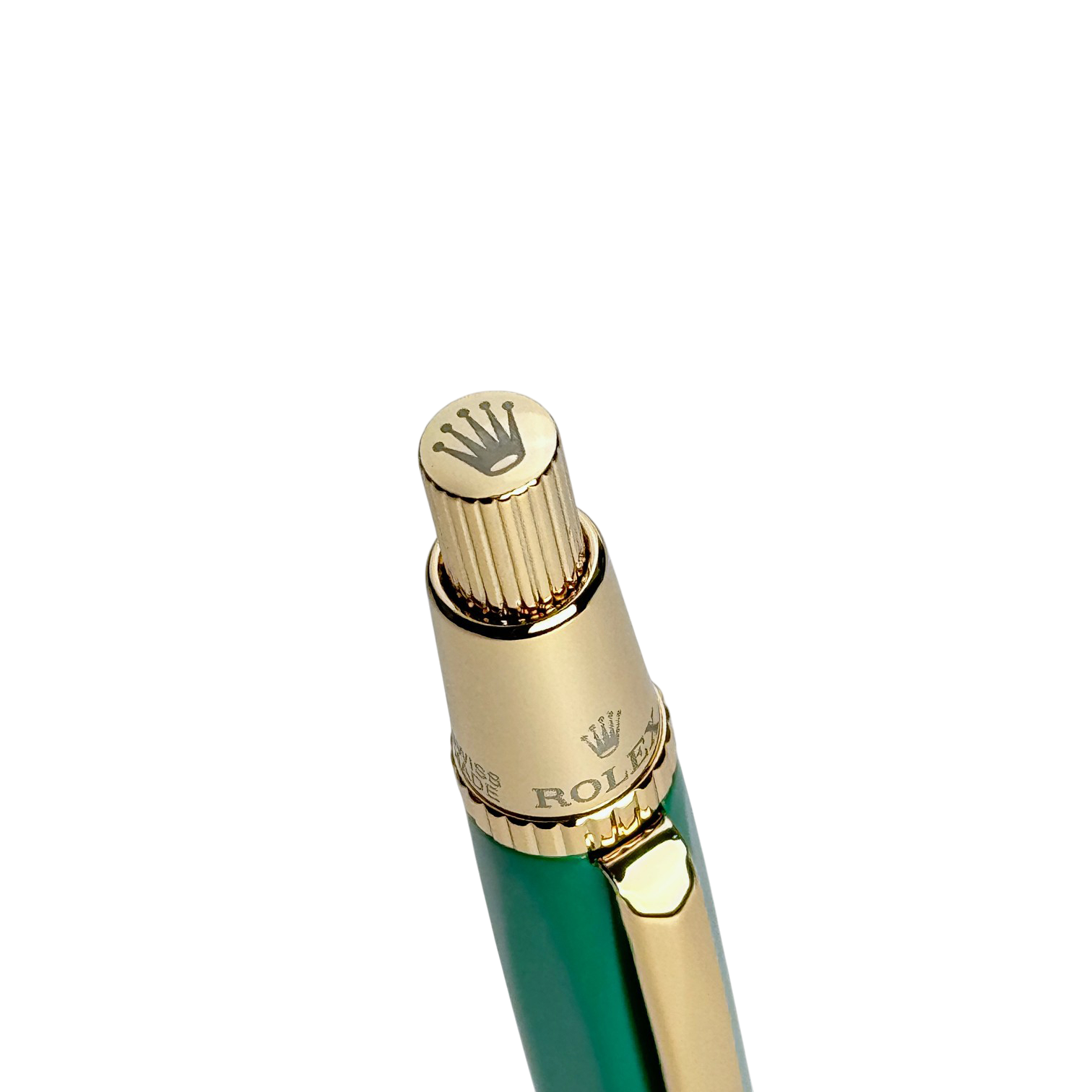 Rolex Kugelschreiber Kuli Stift Schreiber Grün Gold-Edition ballpoint pen green