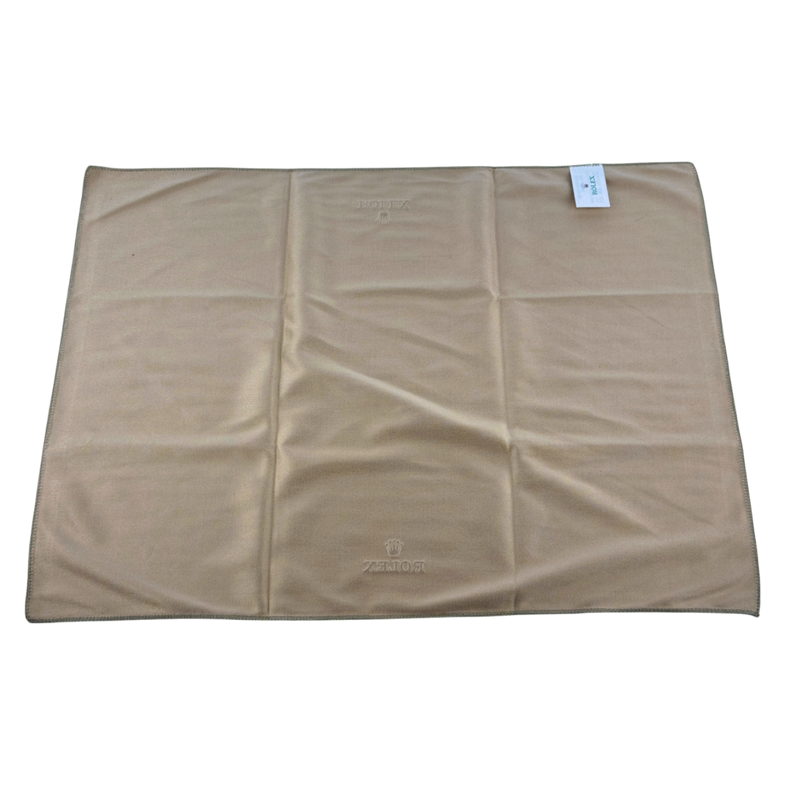 Rolex Poliertuch Tuch Beige 36,5 cm x 27 cm polishing cloth
