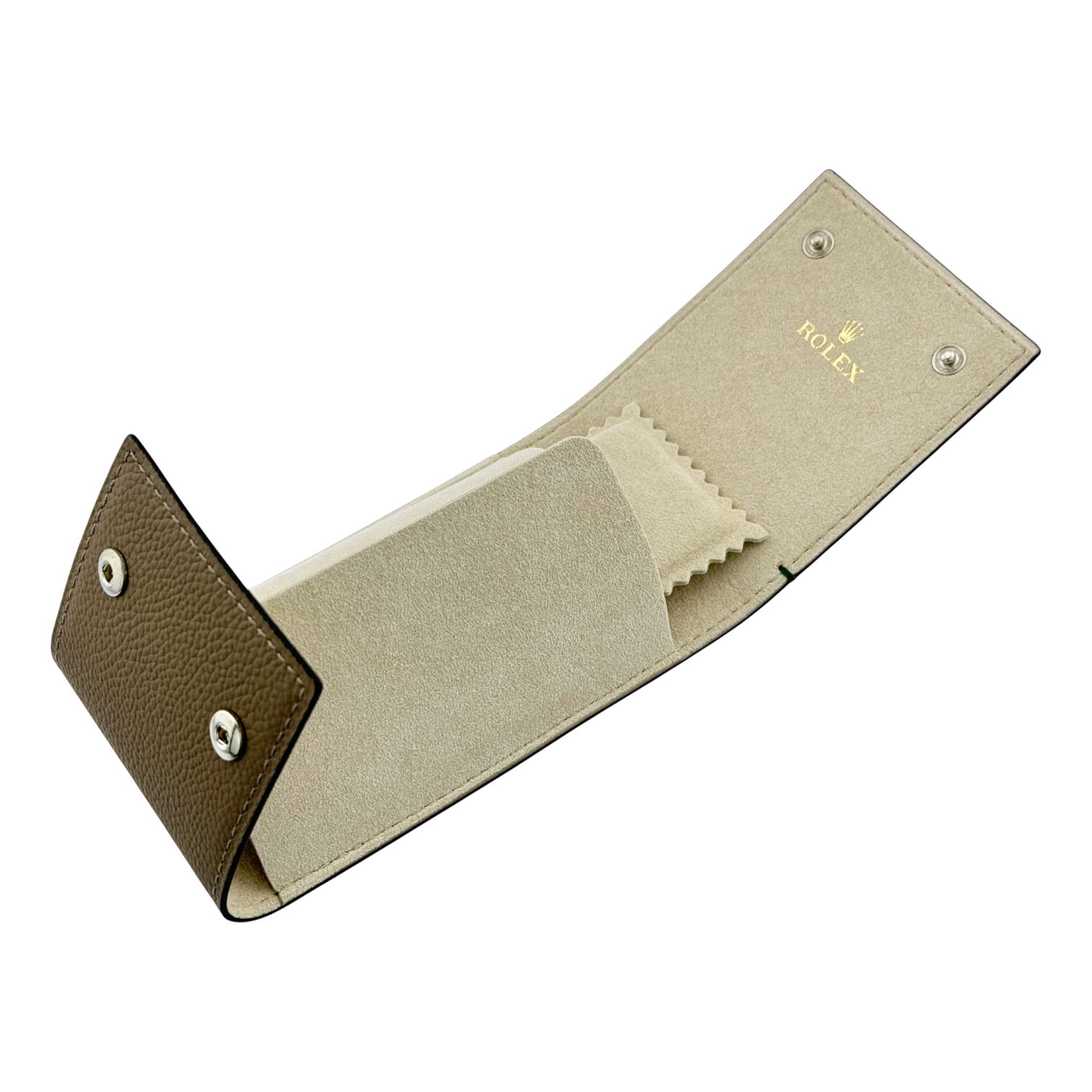 Rolex Uhrenetui Beige mit Umkarton Etui Reiseetui Reisebox 
