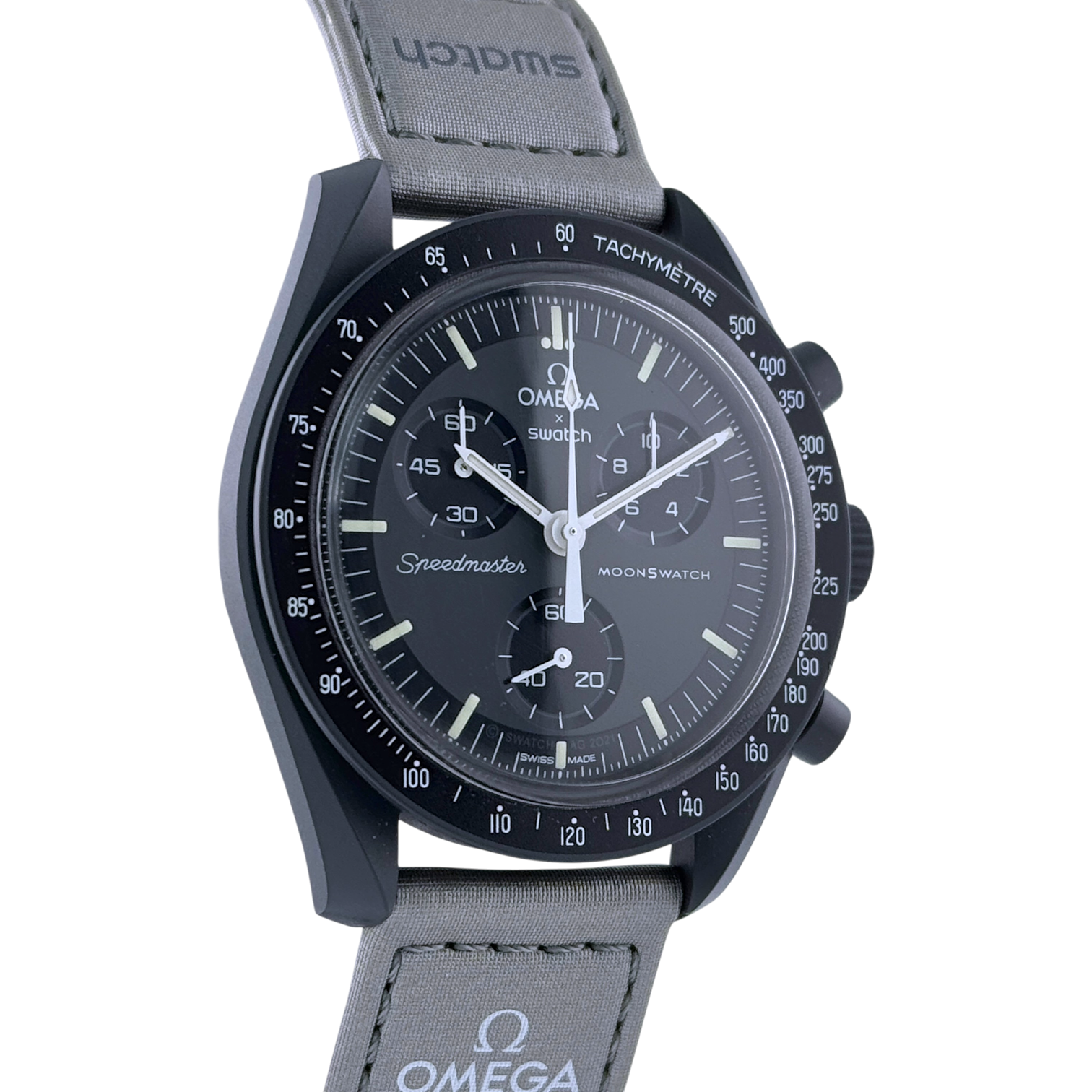 Swatch x Omega MoonSwatch Mission to Mercury Armbanduhr 42 mm SO33A100