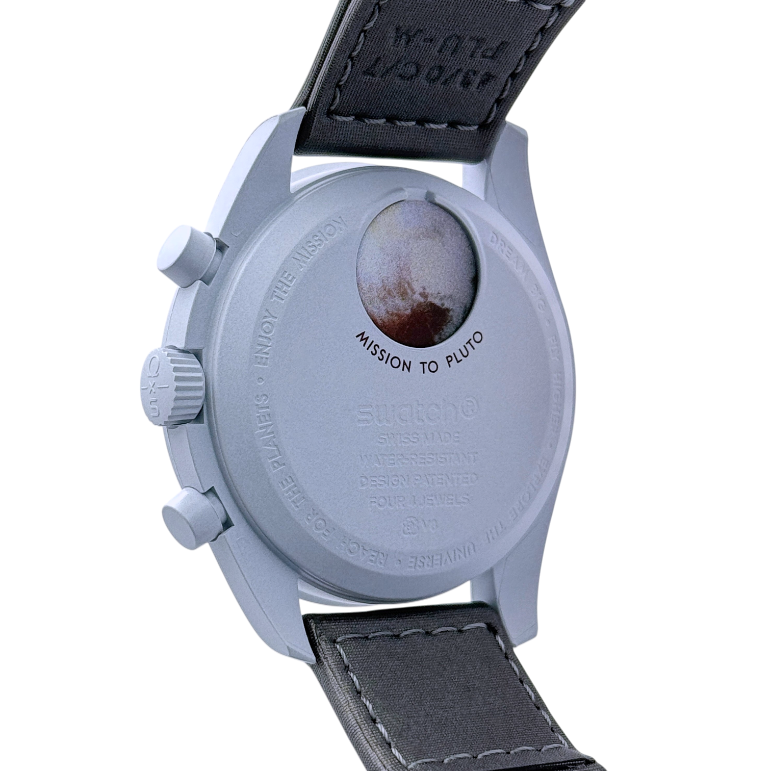 Swatch x Omega MoonSwatch mission to Pluto Armbanduhr 42 mm Ref. SO33M101 