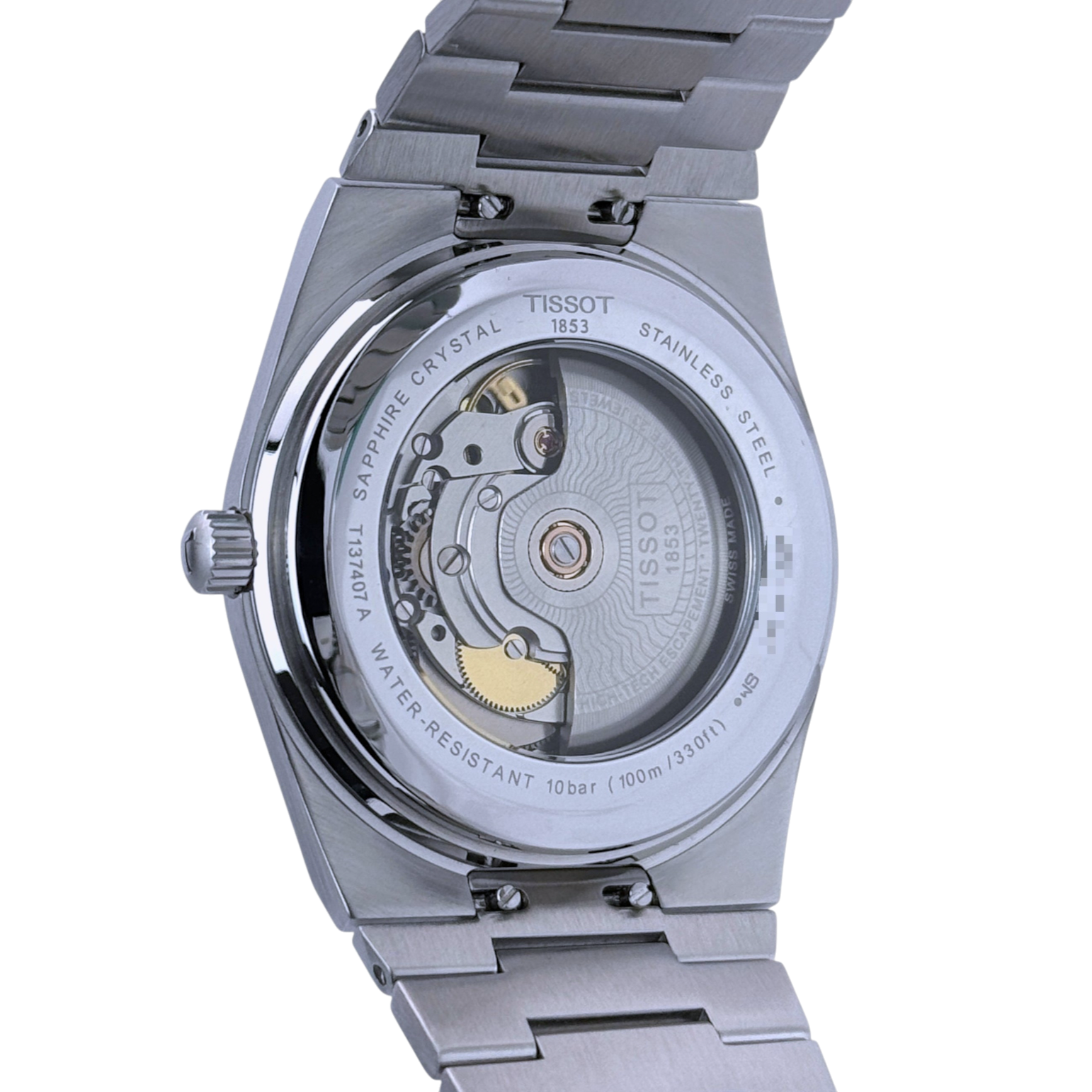 Tissot PRX Powermatic 80 40mm Armbanduhr Automatik Edelstahl Blau T1374071104100