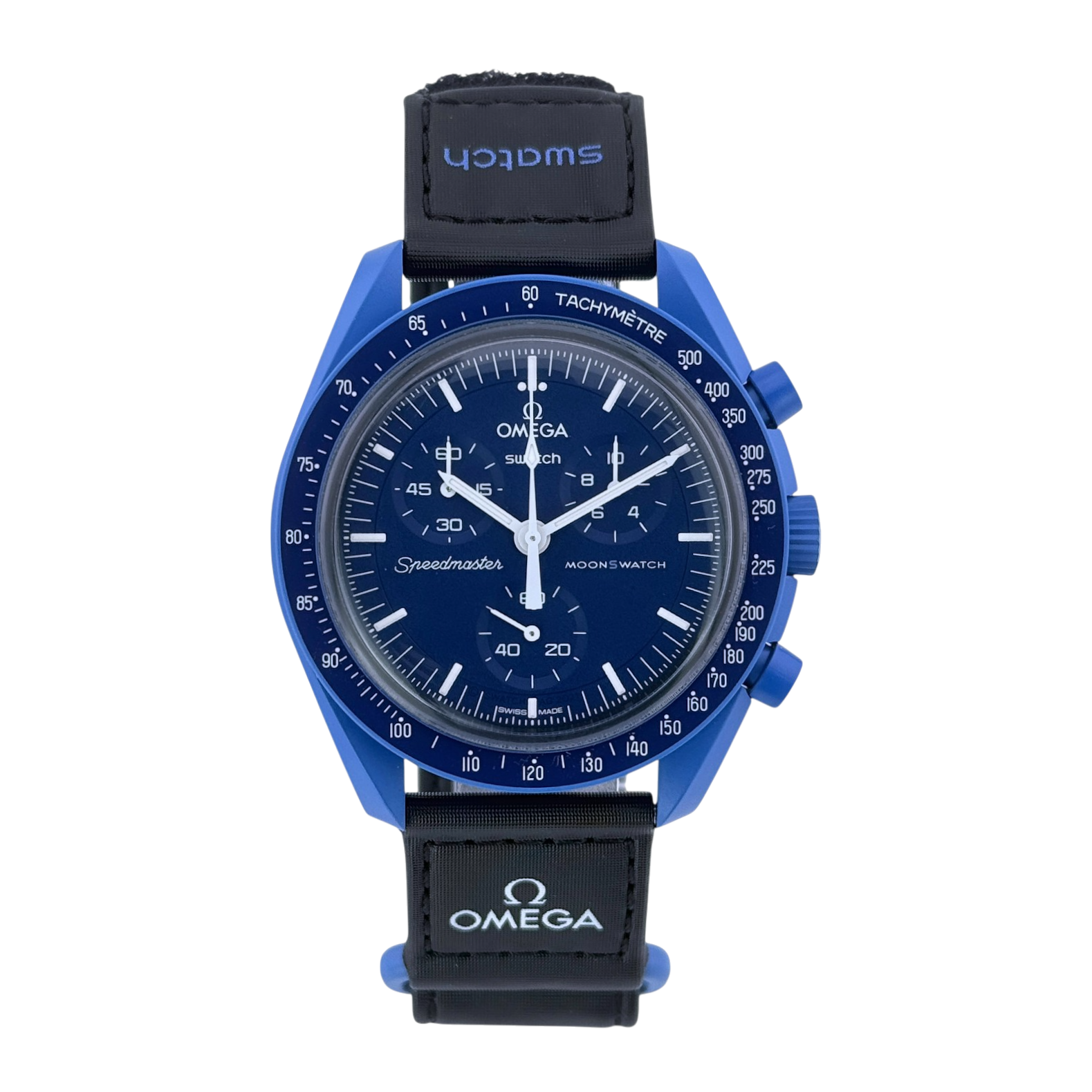 Swatch x Omega MoonSwatch Mission to Neptune Armbanduhr 42 mm SO33N100