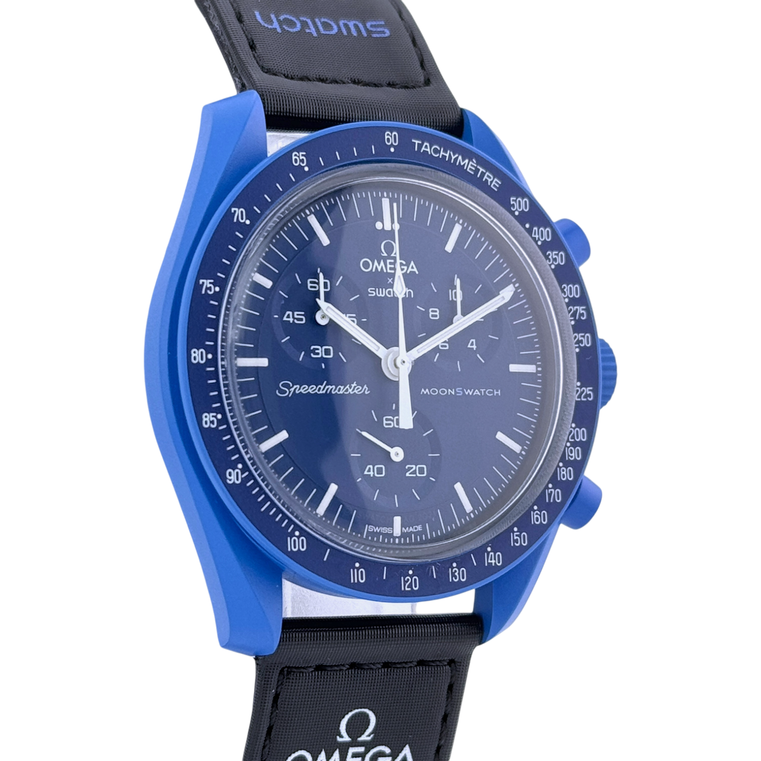 Swatch x Omega MoonSwatch Mission to Neptune Armbanduhr 42 mm SO33N100